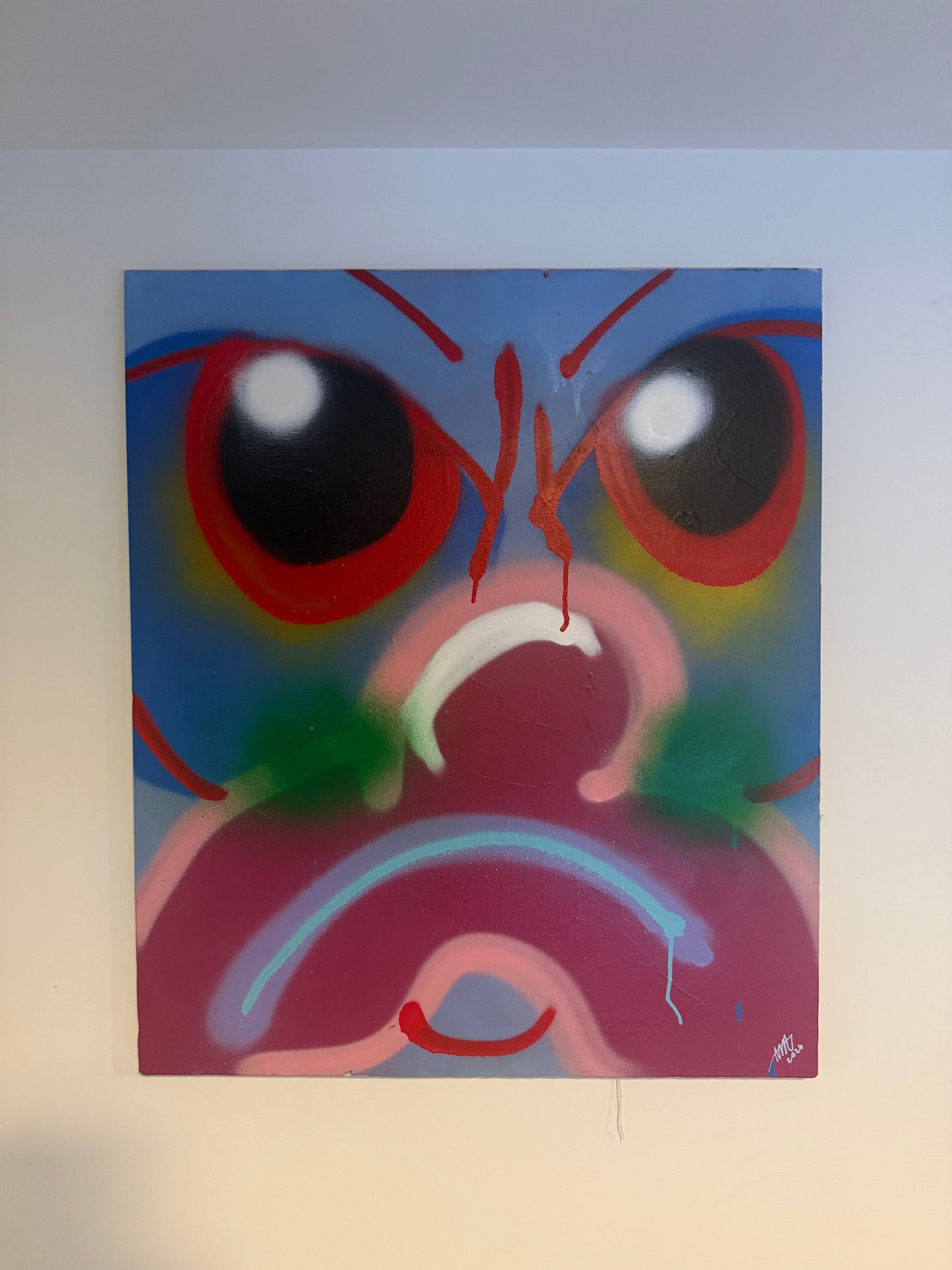 ‘BIG MLUE’ Canvas