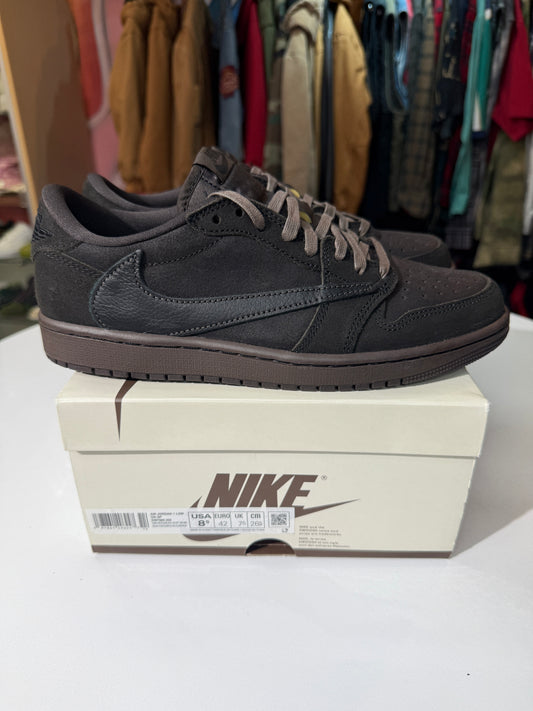 New Velvet Brown Travis Scott Jordan 1 Low