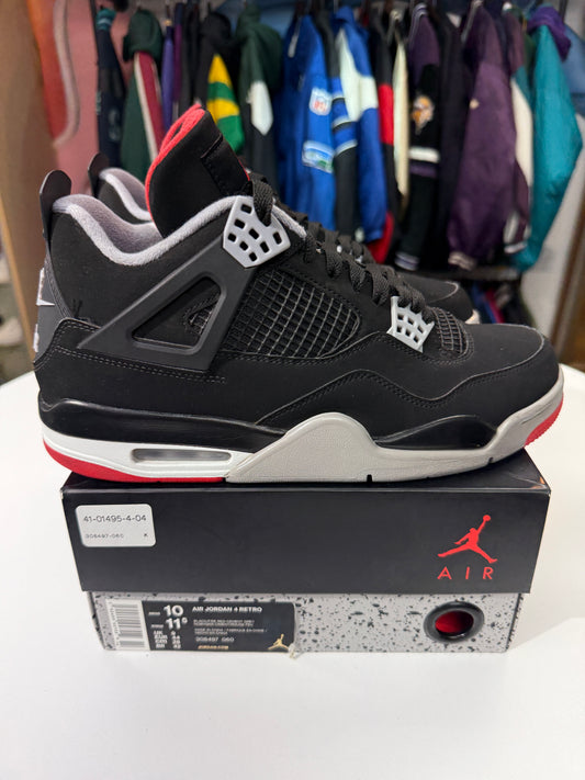 Preowned Bred Jordan 4 (2019)