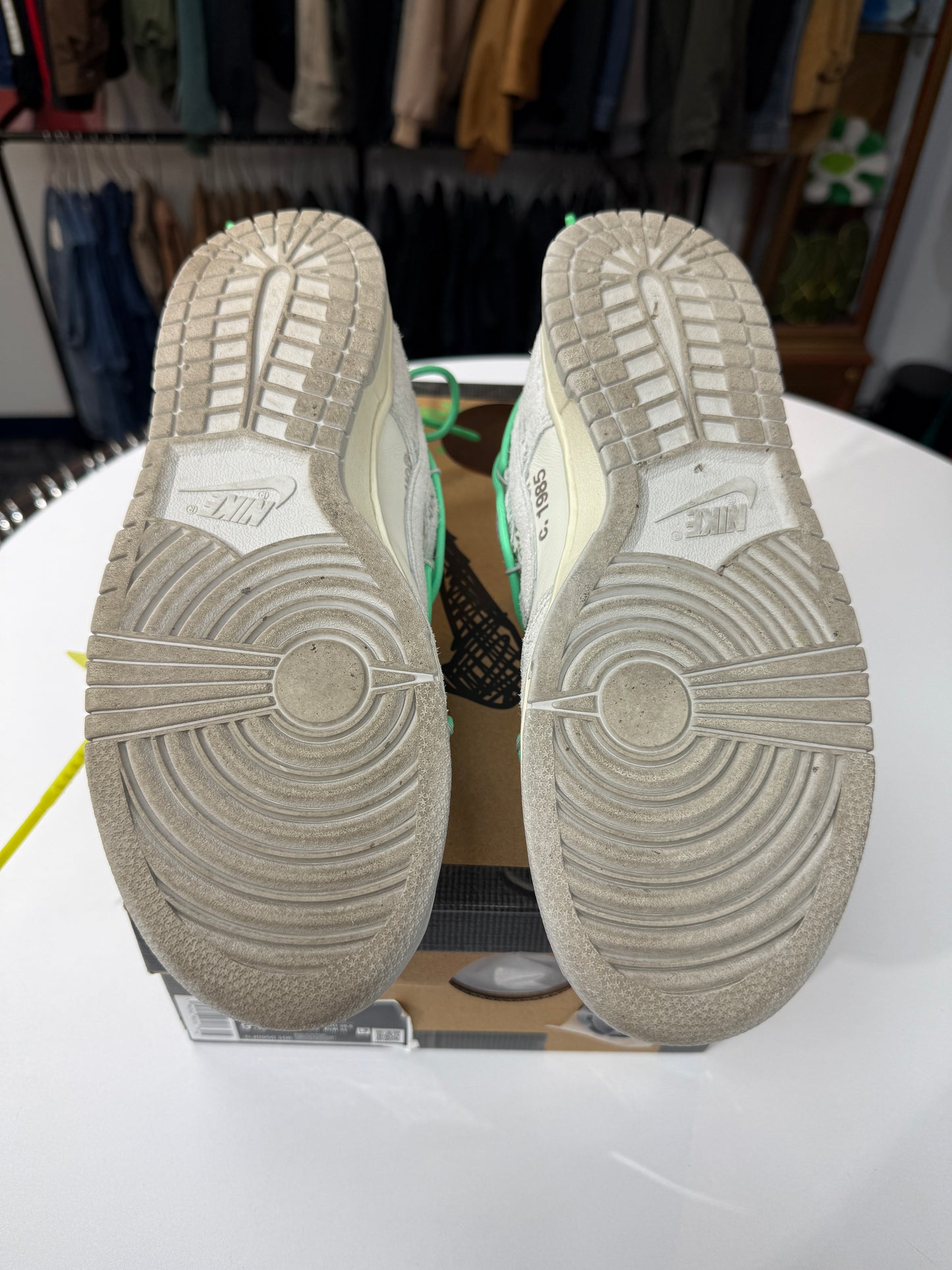 Preowned Off-White Lot 14 Nike Dunk Lows