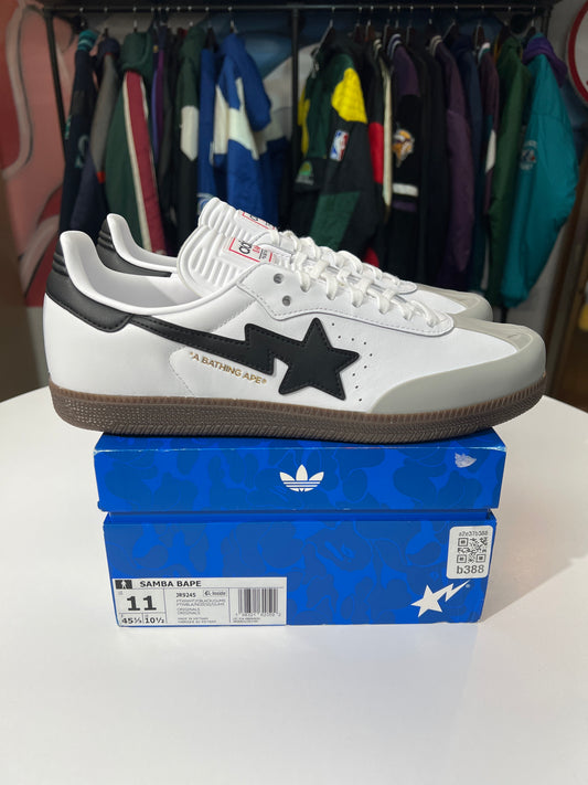 New Adidas x BAPE Samba White Black Gum