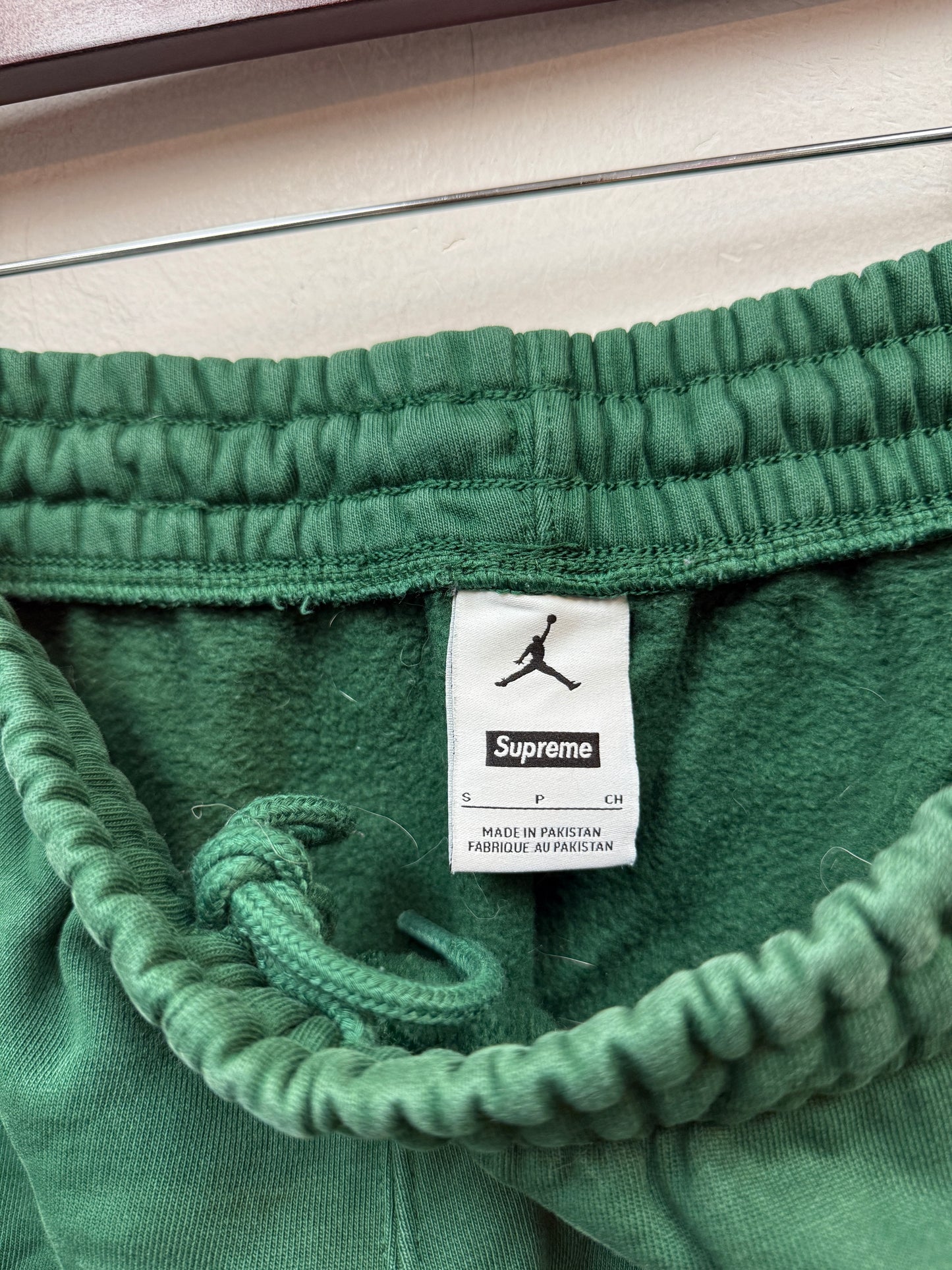 Supreme X Jordan Green Sweats