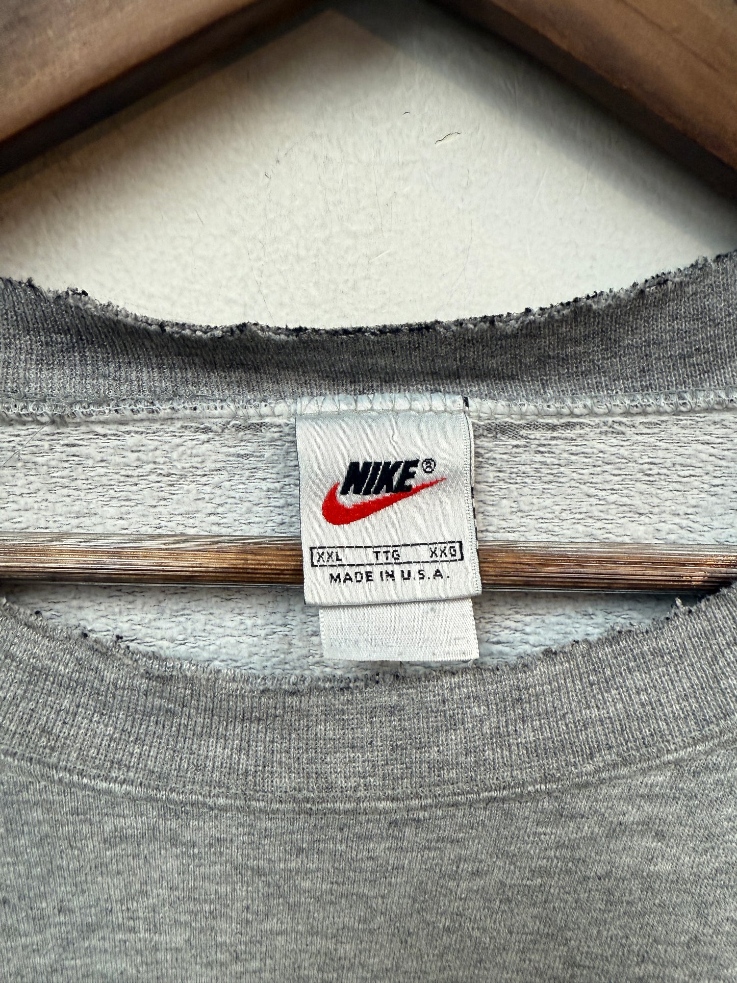 Vintage Nike Green Swoosh Crewneck