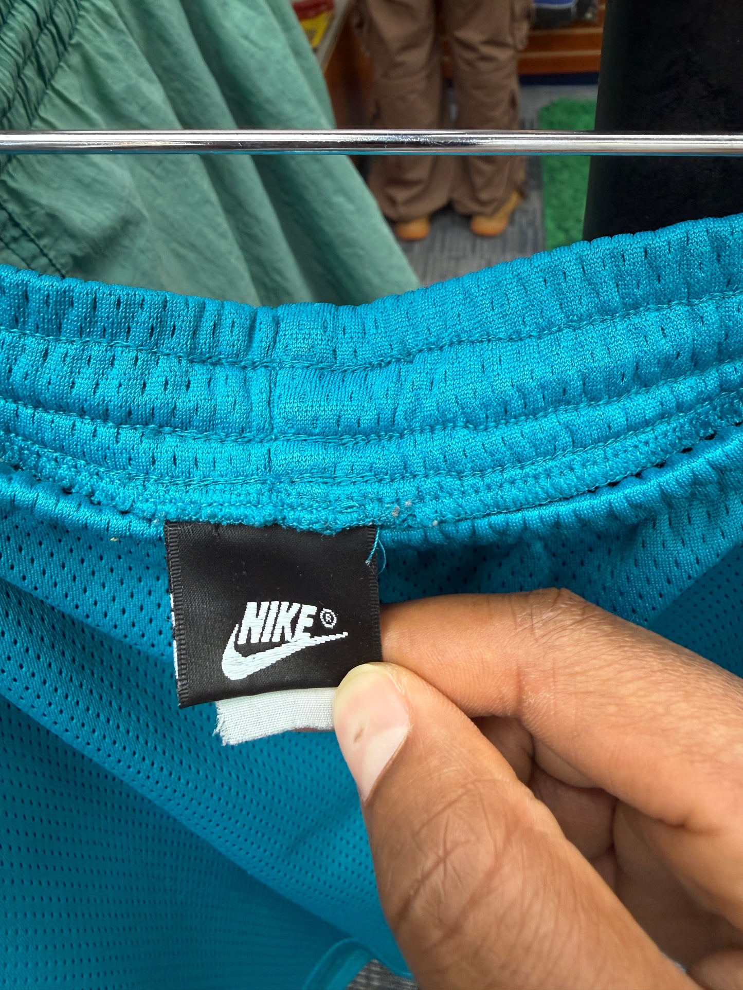 Vintage Nike Blue Mesh Shorts