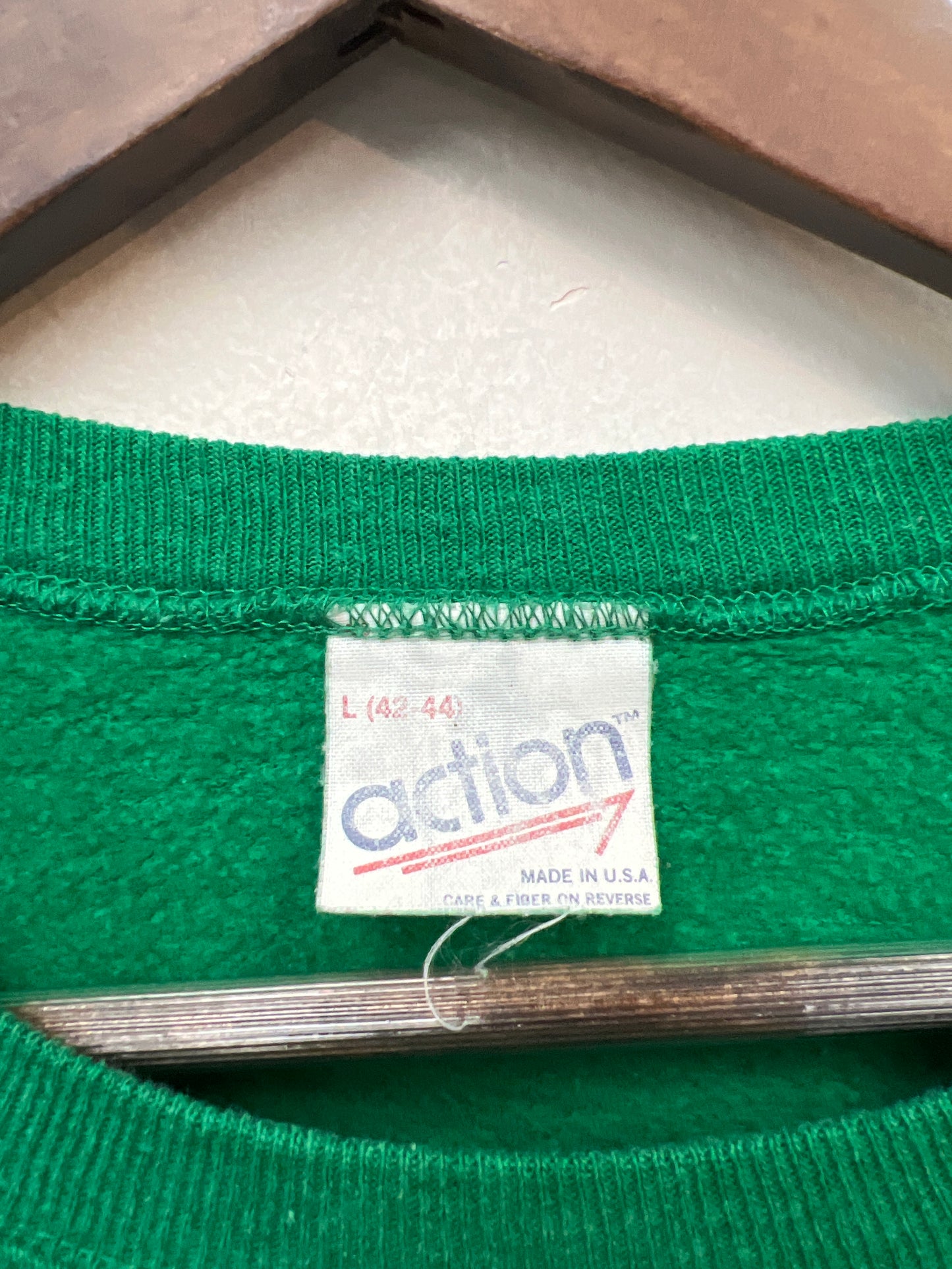 Rush Crest Green/Grey Crewneck