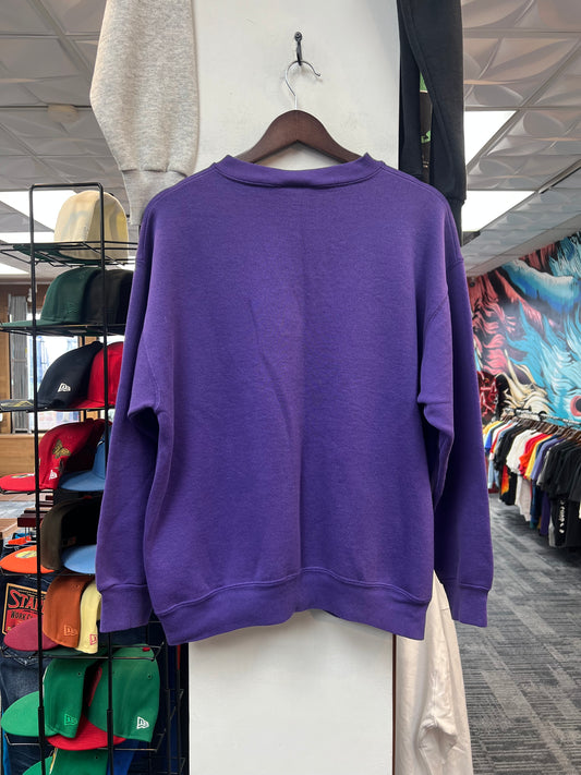 Velva Sheen Purple Minnie Mouse Crewneck
