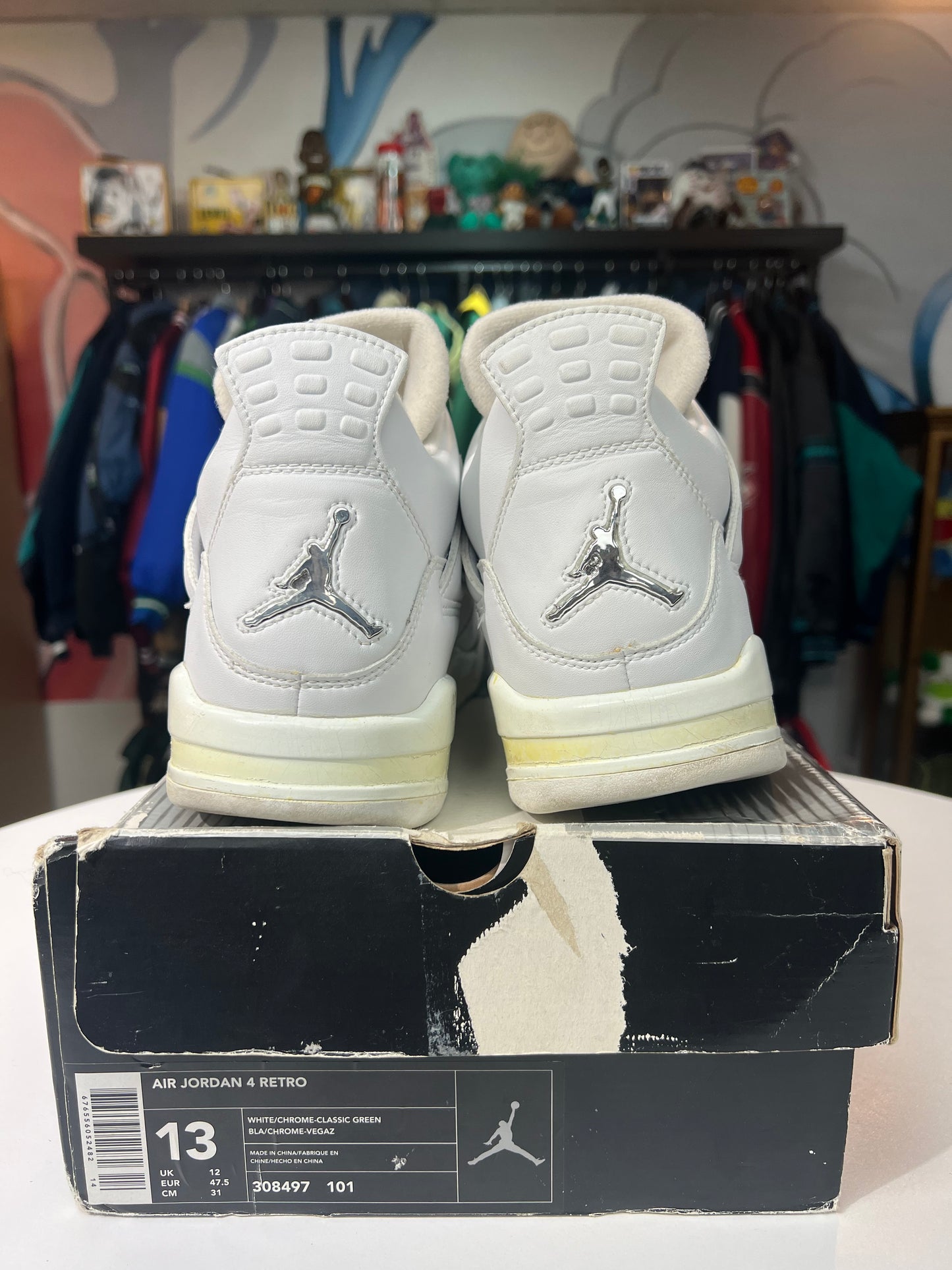 Preowned Jordan 4 Classic Green (2004)