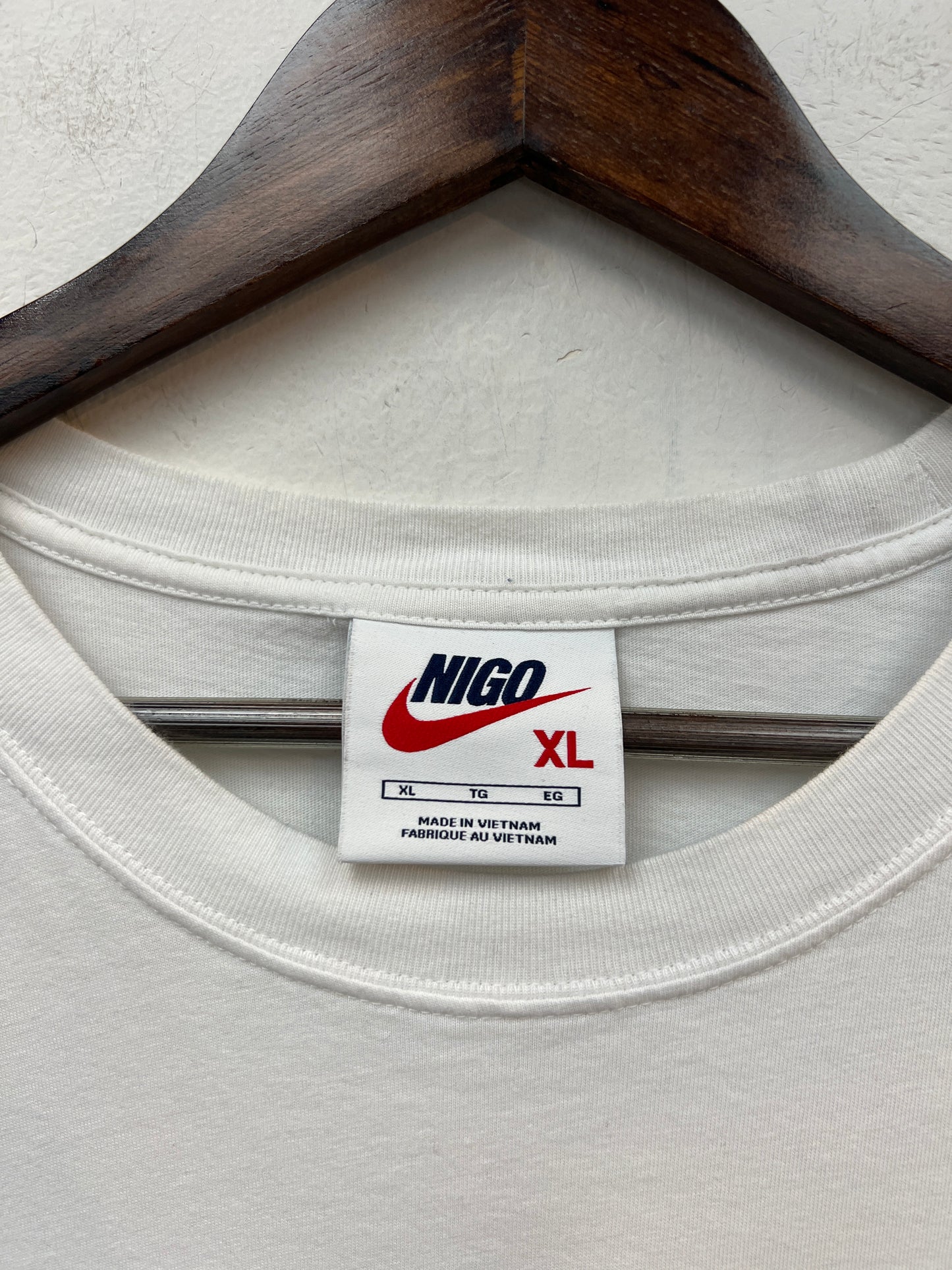 Nike x Nigo White Center Logo Tee