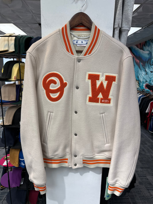 Off-White Patch Varsity Jacket