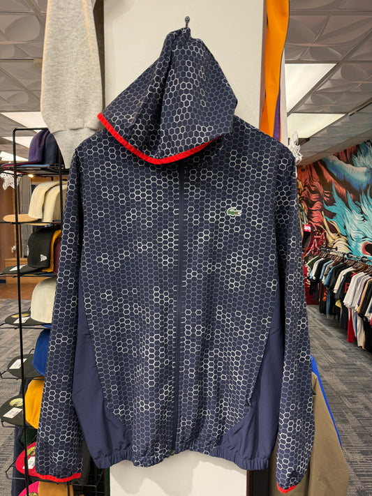 Lacoste Stretch Tennis Tafetta Print Jacket