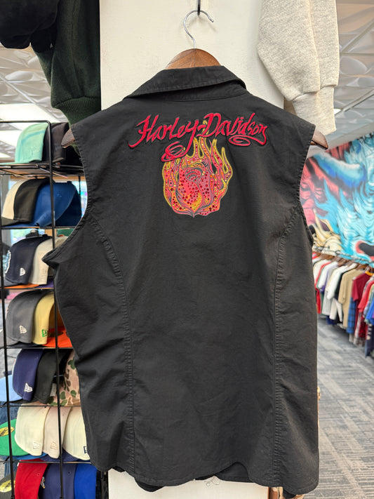 Harley Davidson Woman’s Fire Rose Vest