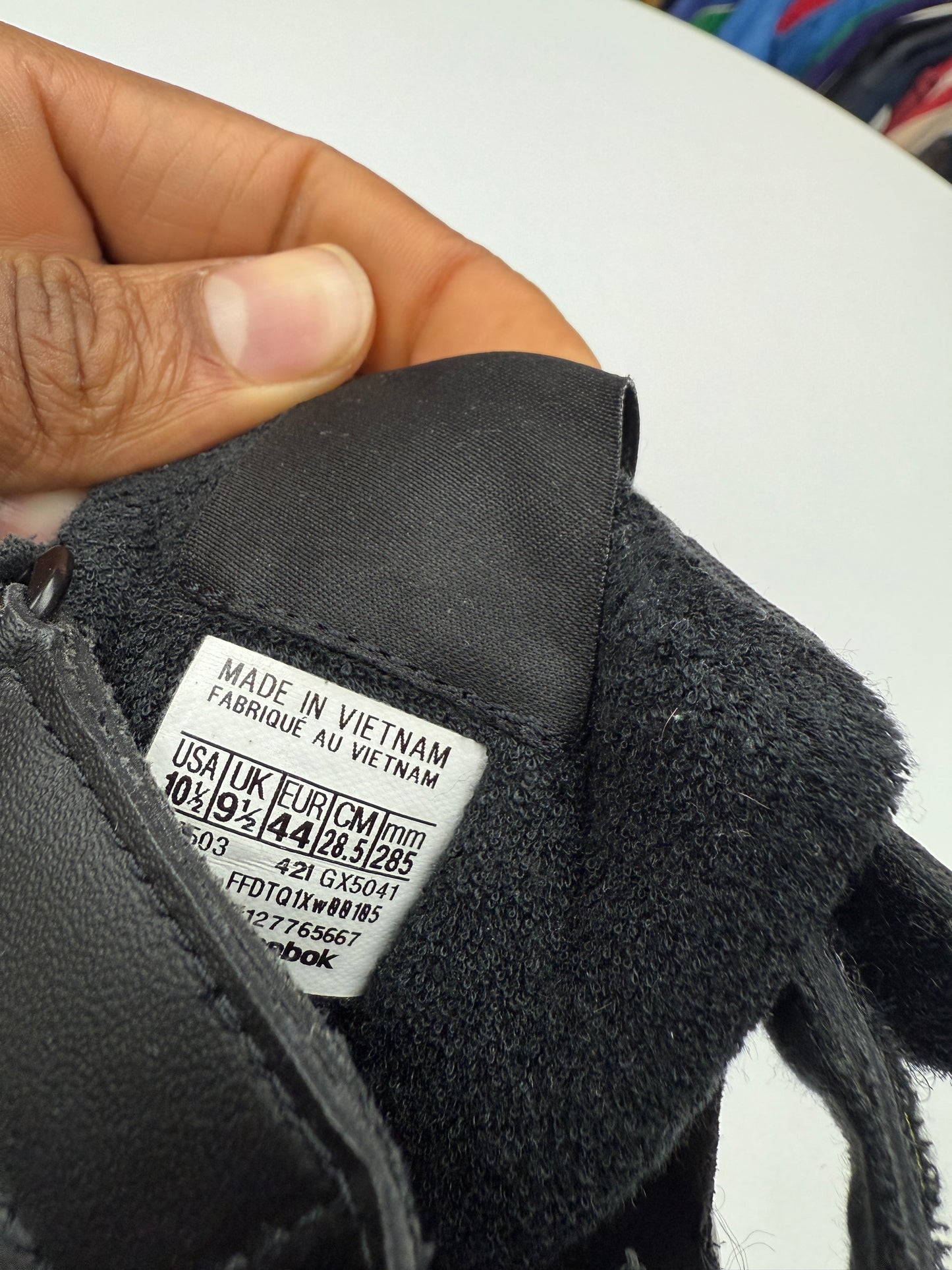 Preowned Margiela Reebok Leather Tabi High