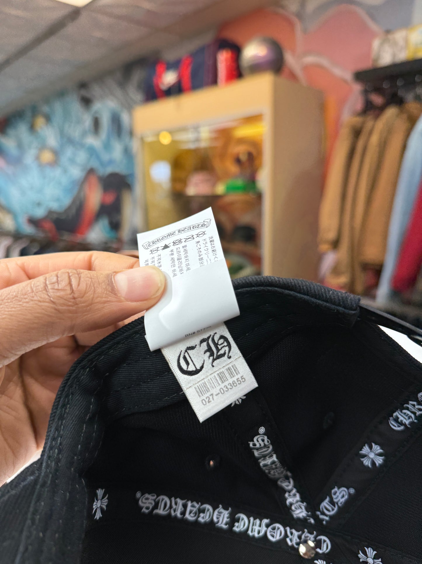 New Chrome Hearts RS3 Denim Baseball Hat
