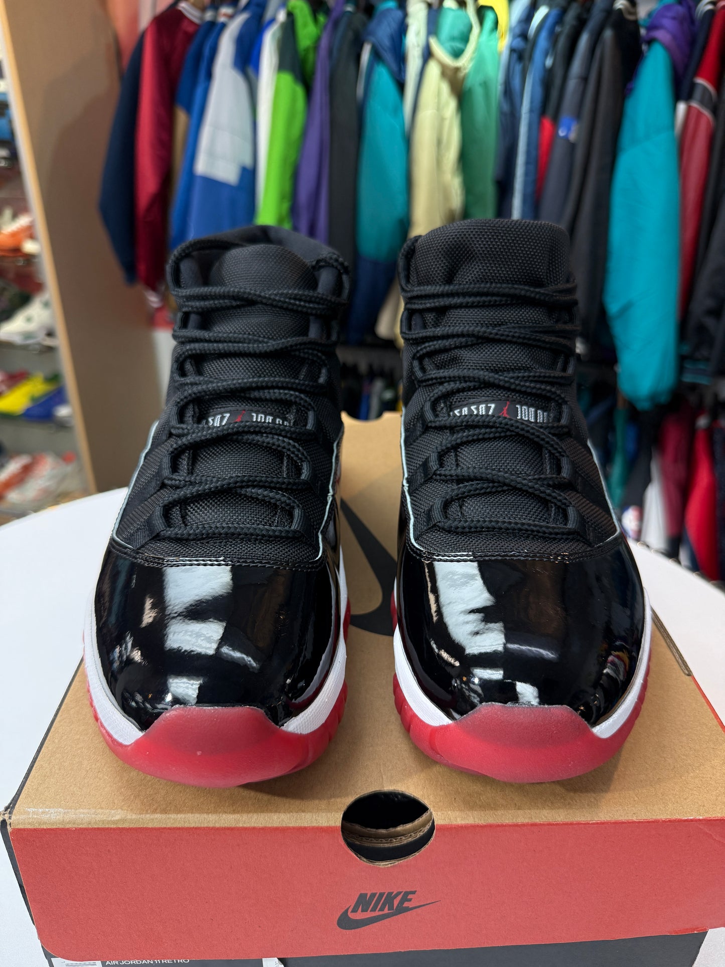 Preowned Playoffs Bred Jordan 11
