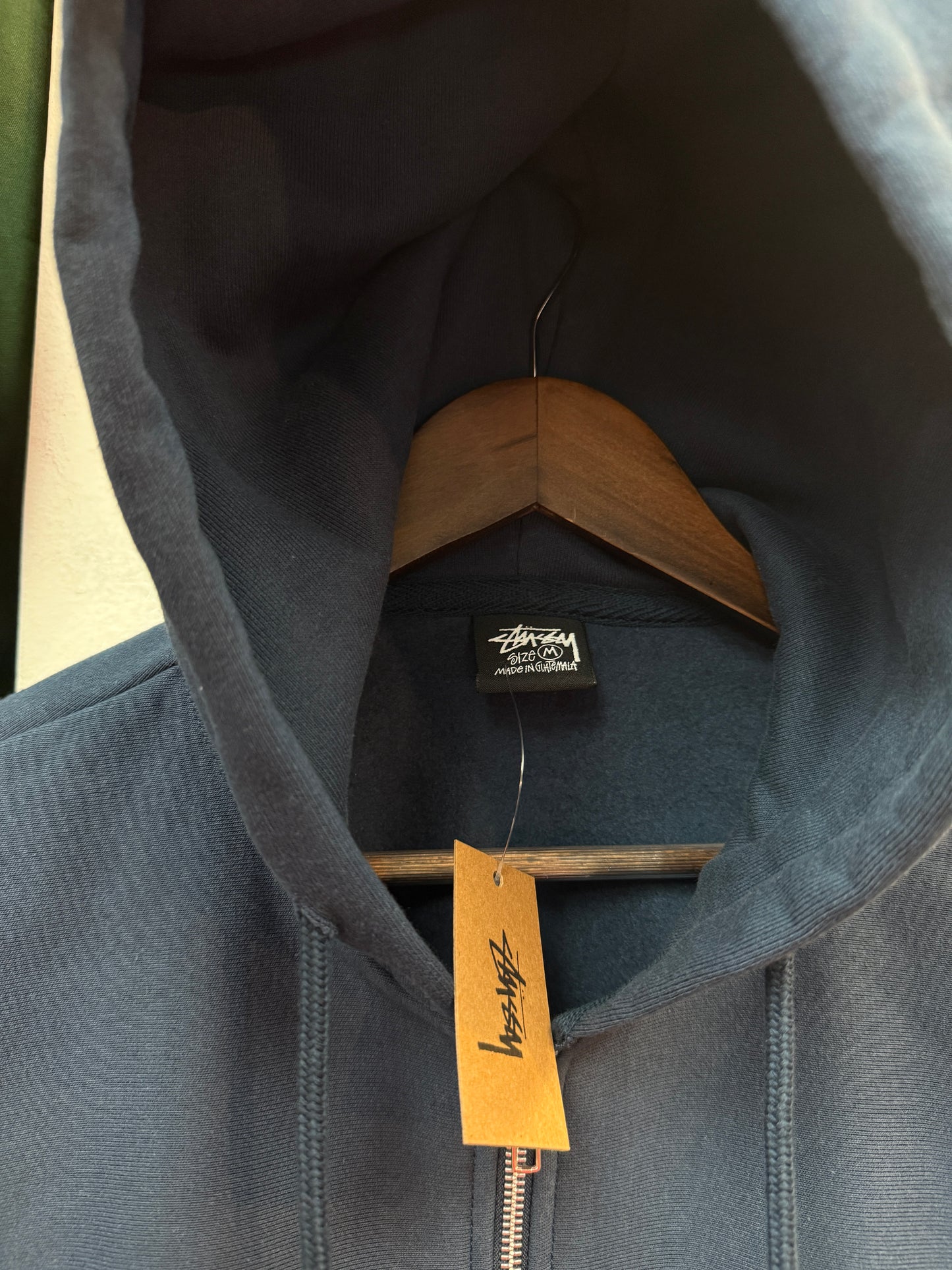 New Stussy Honolulu Navy Zip Up