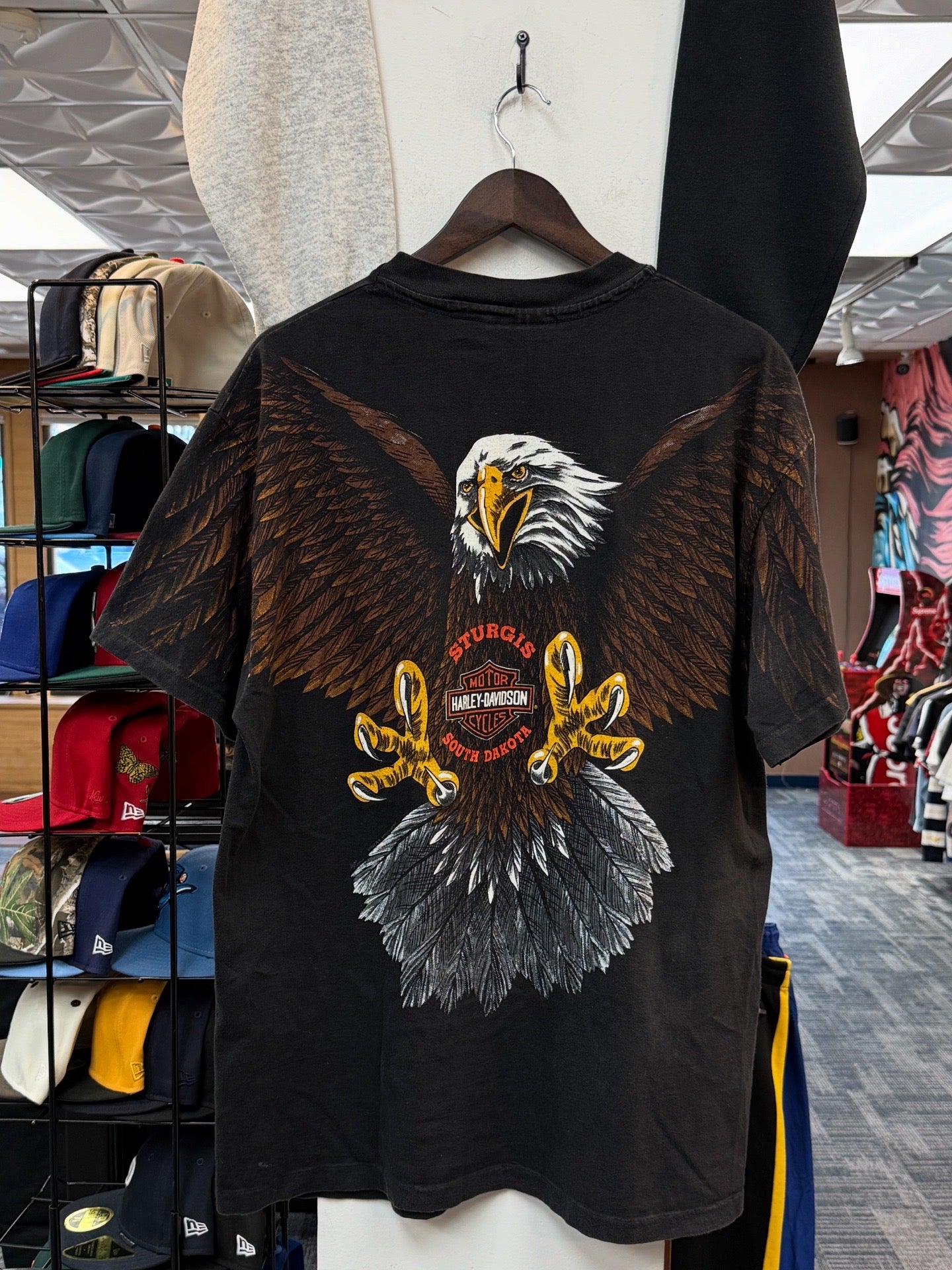 Vintage Harley Davidson Bald Eagle Tee
