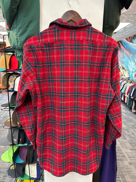 Pendleton Red/Green Wool Flannel