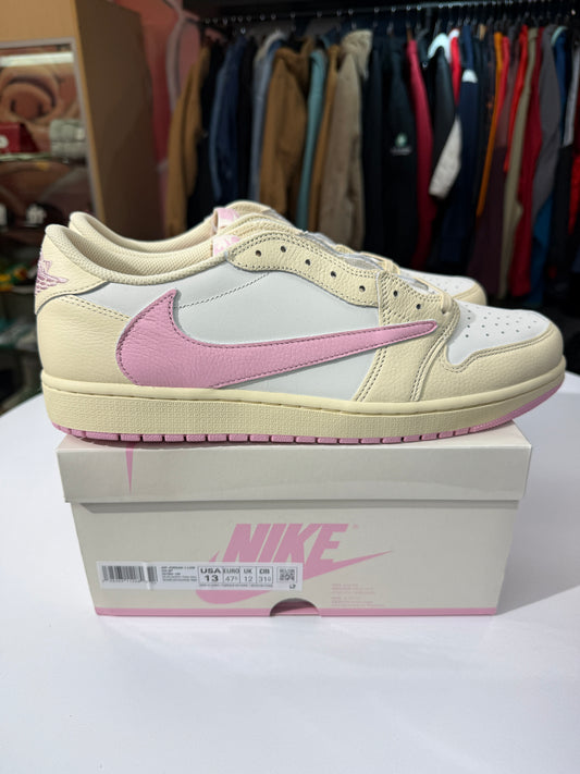 New Shy Pink Travis Scott Jordan 1 Low