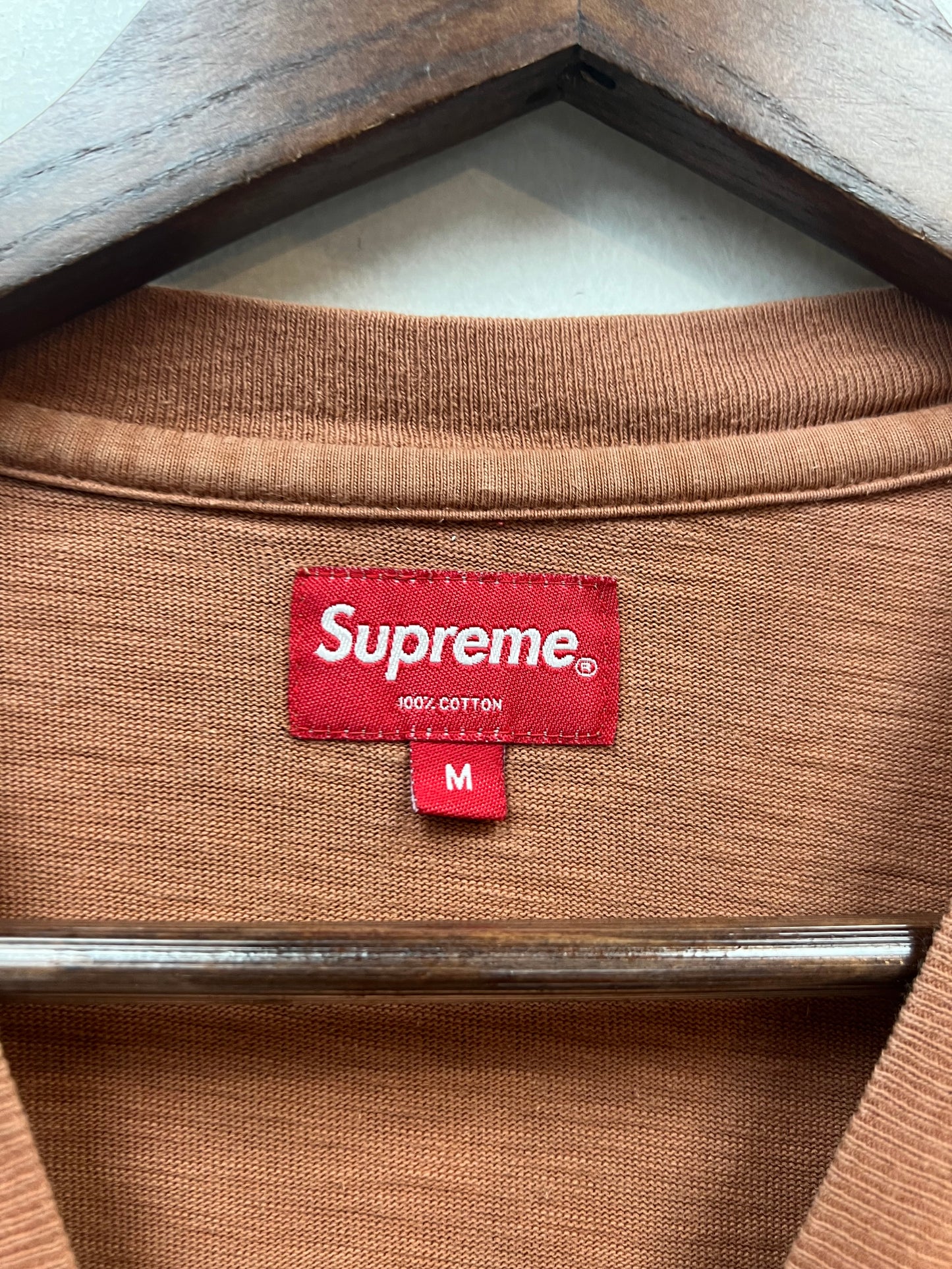 Supreme Brown Pocket Tee