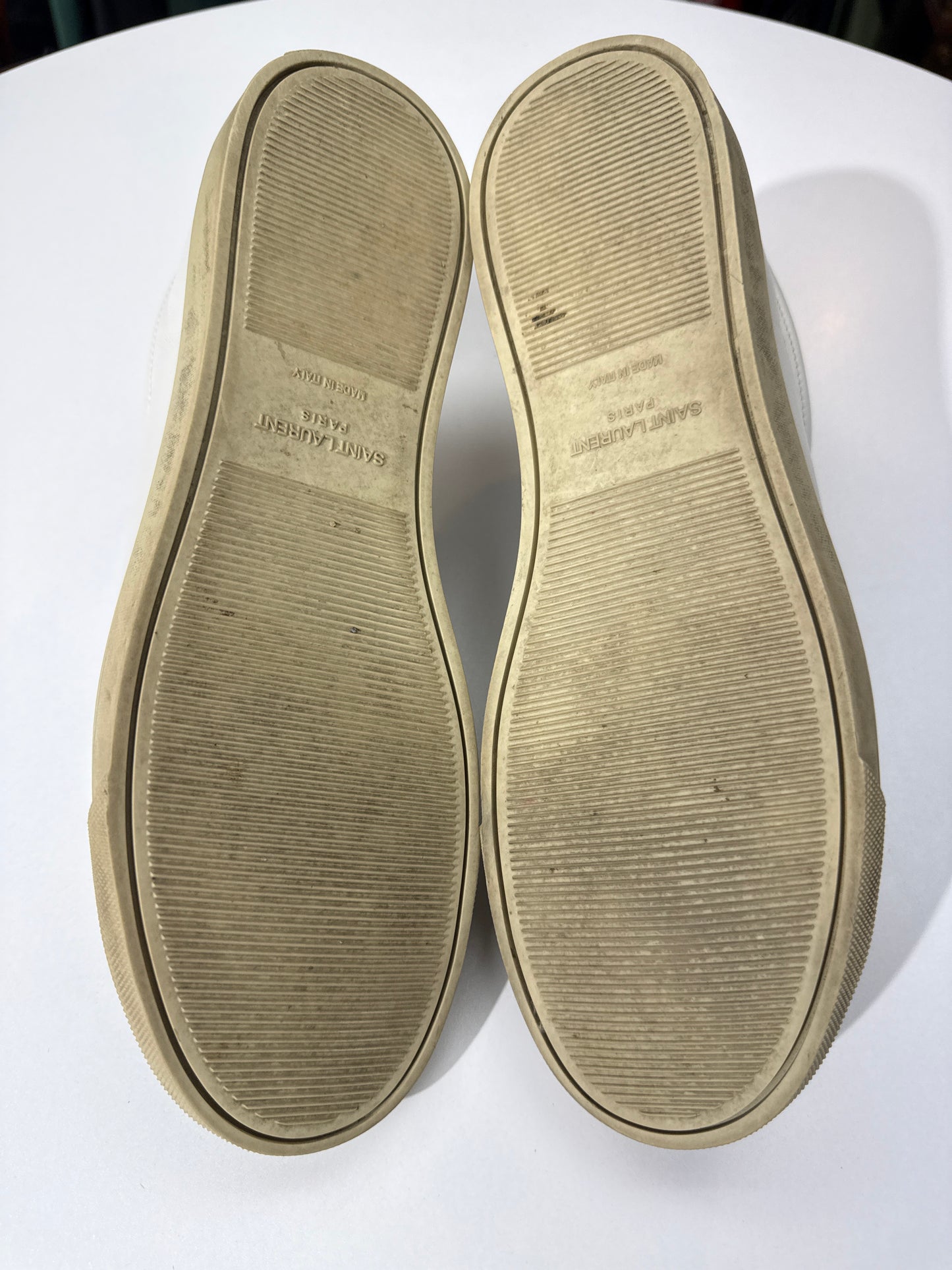 Preowned Saint Laurent Andy Low Aged Sneaker