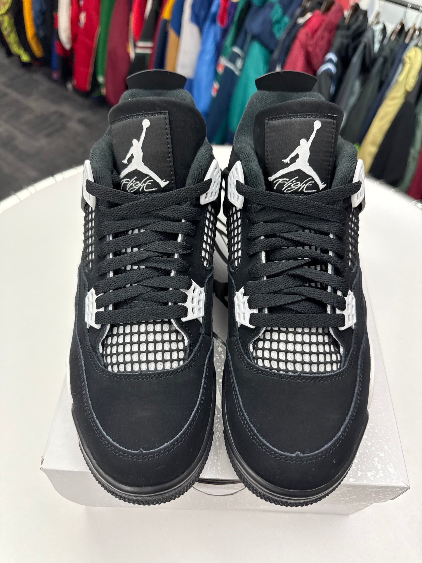 New Jordan 4 White Thunder