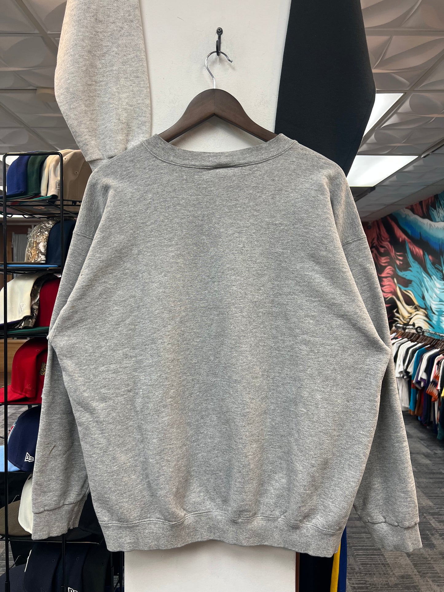 Vintage Nike Grey Solo Swoosh Crewneck