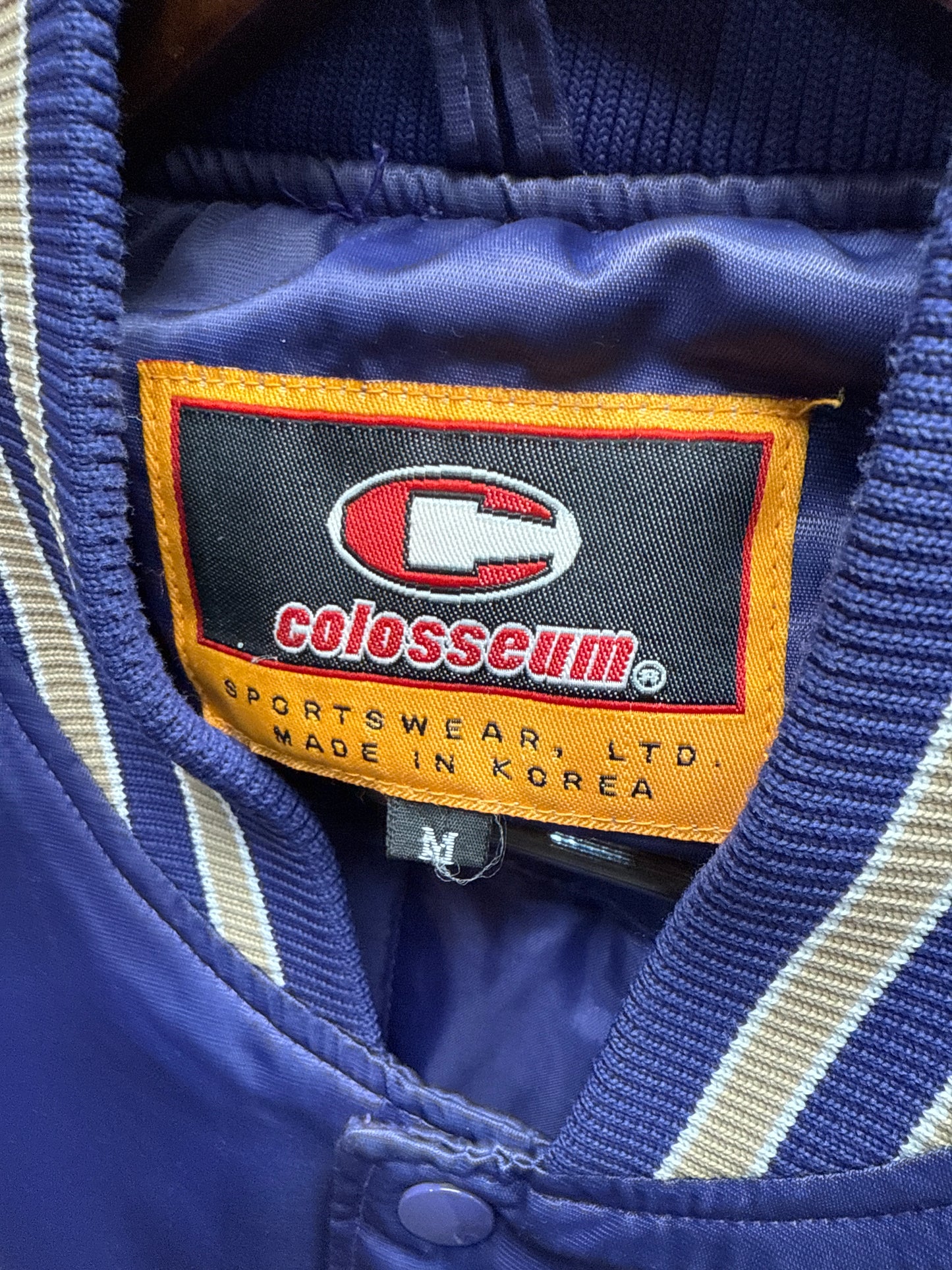 Vintage Colosseum UW Huskies Satin Jacket
