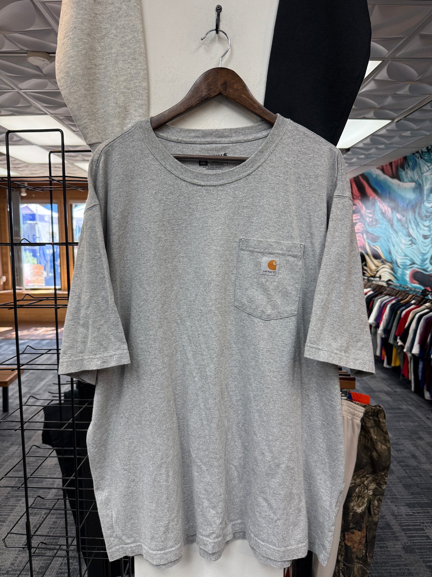 Carhartt Grey Pocket Tee