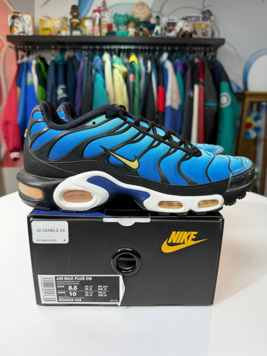 Preowned OG Hyper Blue Air Max Plus