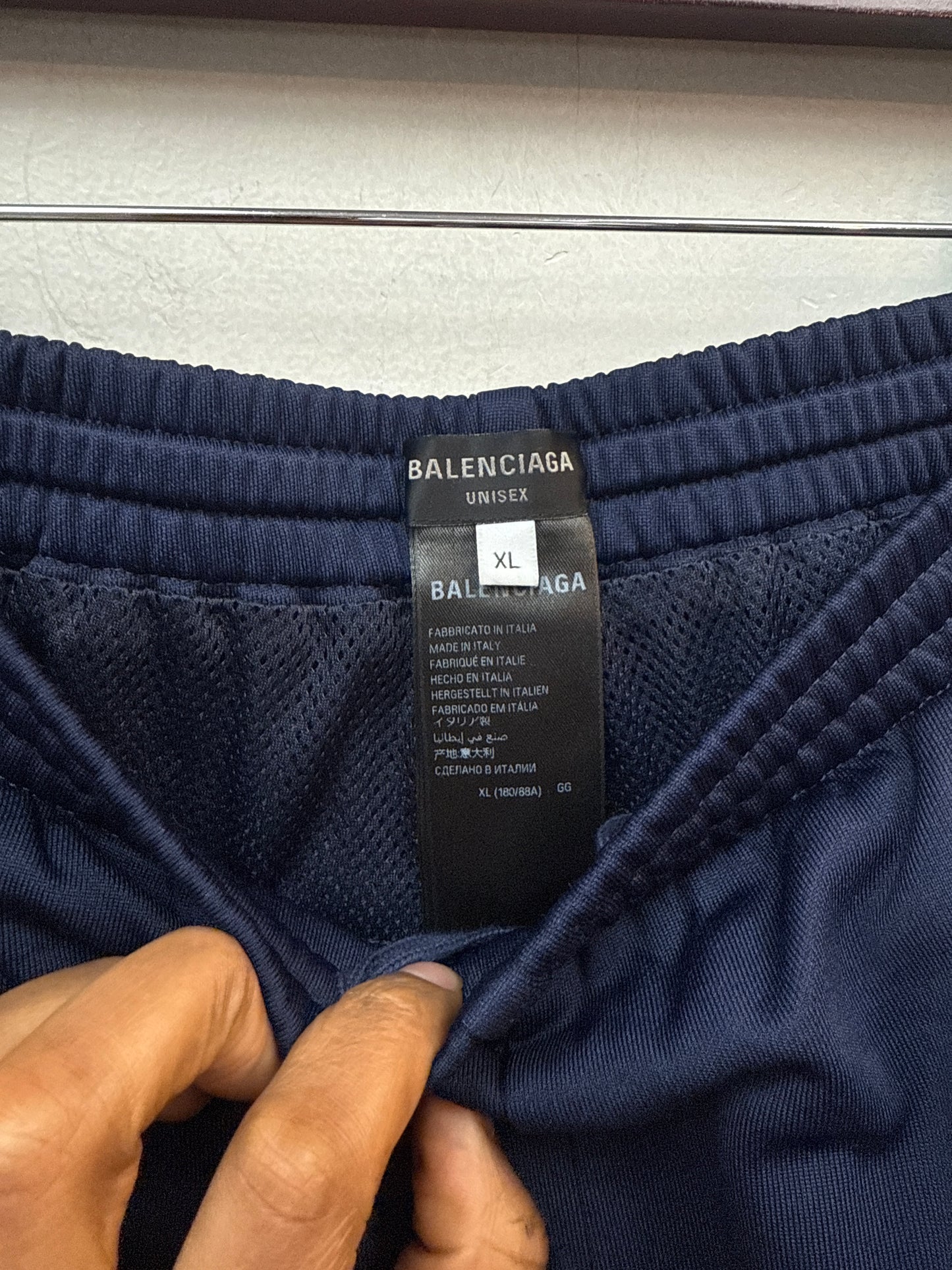 Balenciaga Double-Waist Tracksuit Pants