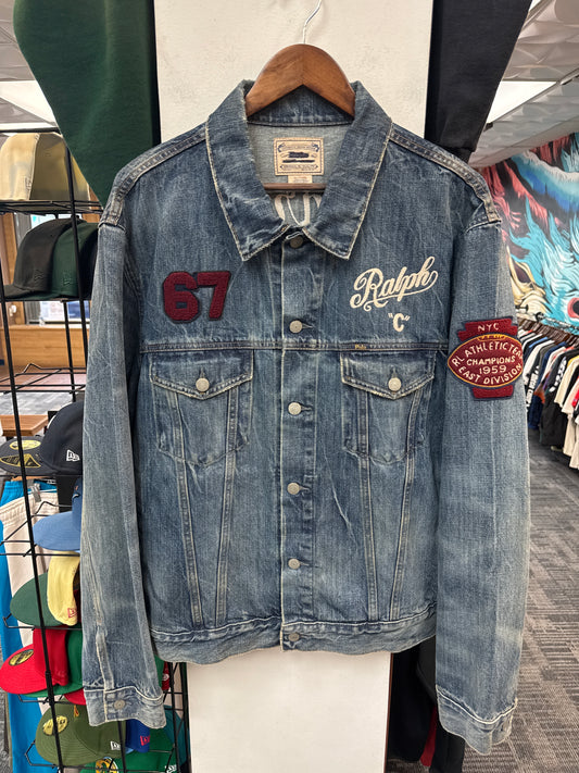 New Polo Ralph Lauren Spartans Denim Jacket
