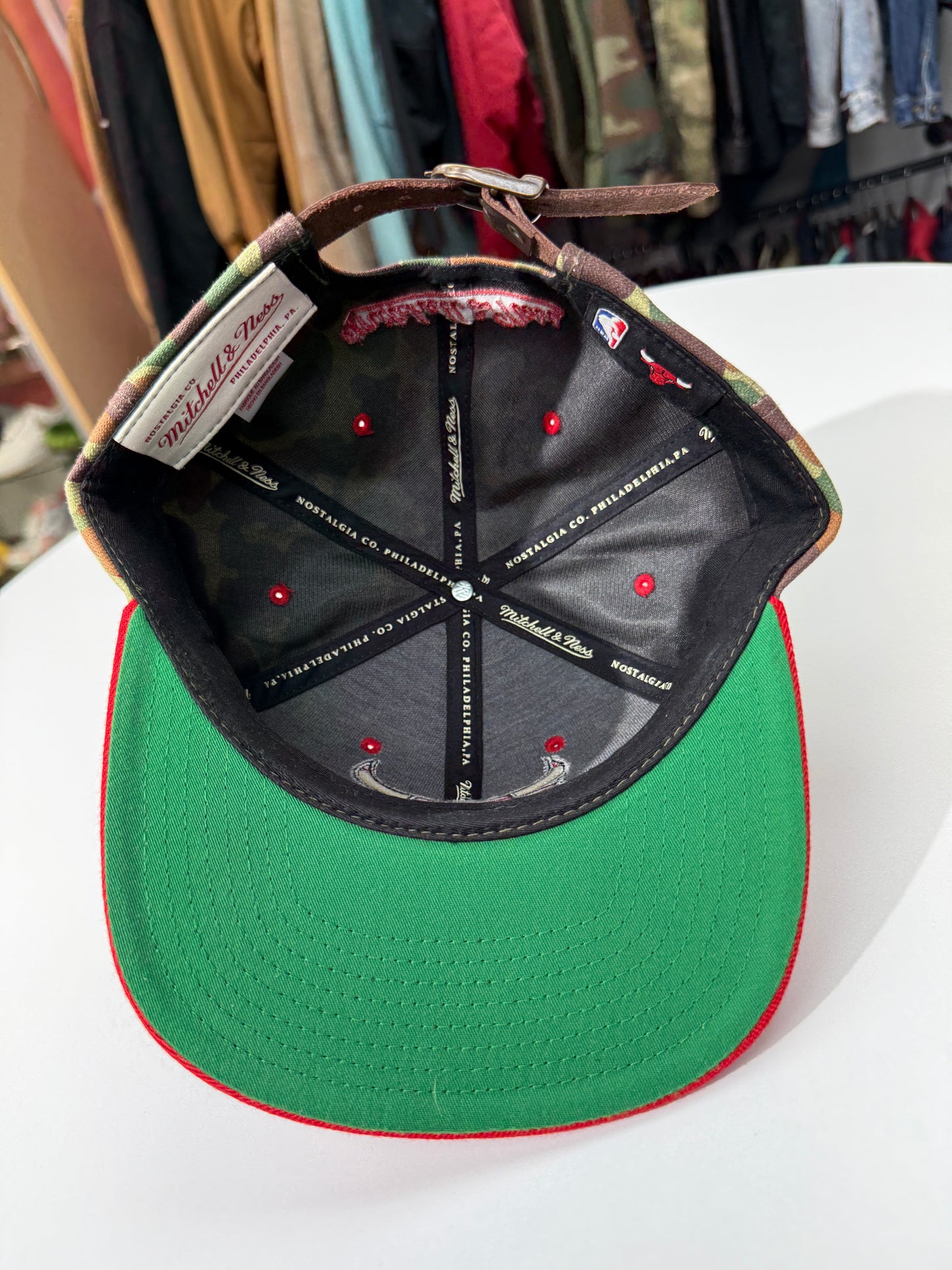 Bulls Camo Strapback
