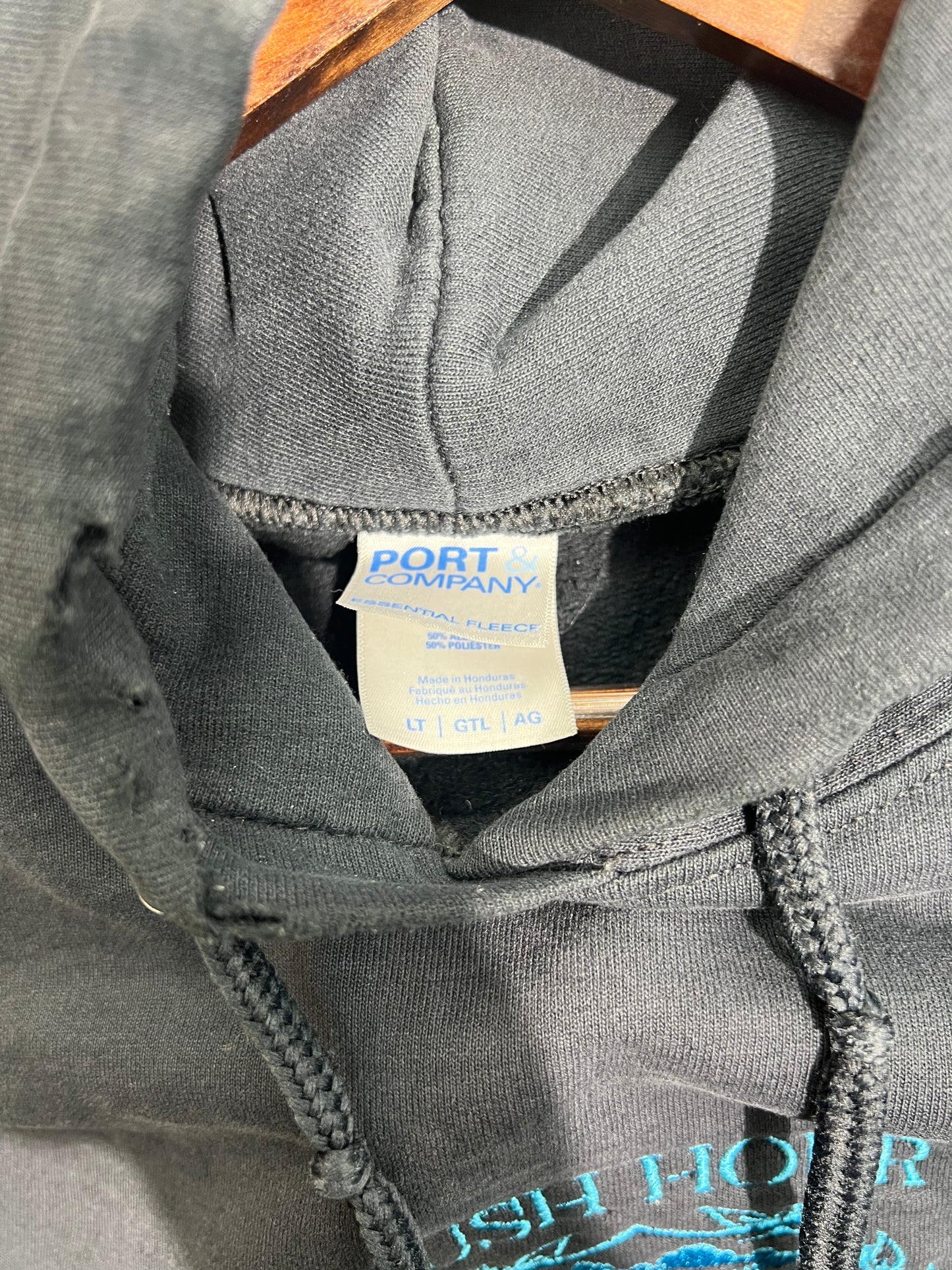 Rush Crest Hoodie Grey/Blue