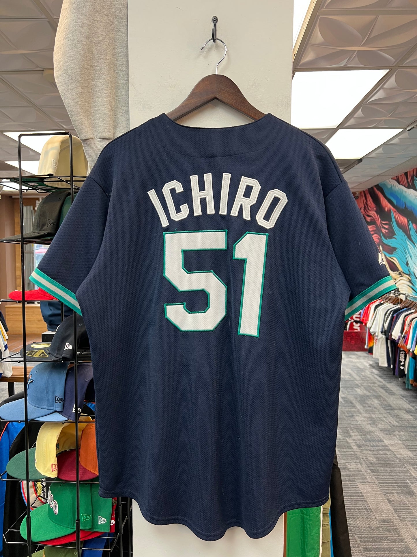 Mariners Majestic Ichiro Jersey