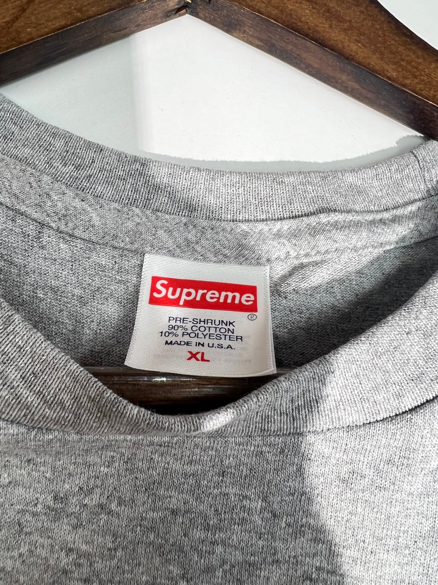 New Supreme League Tee (Heather Grey)