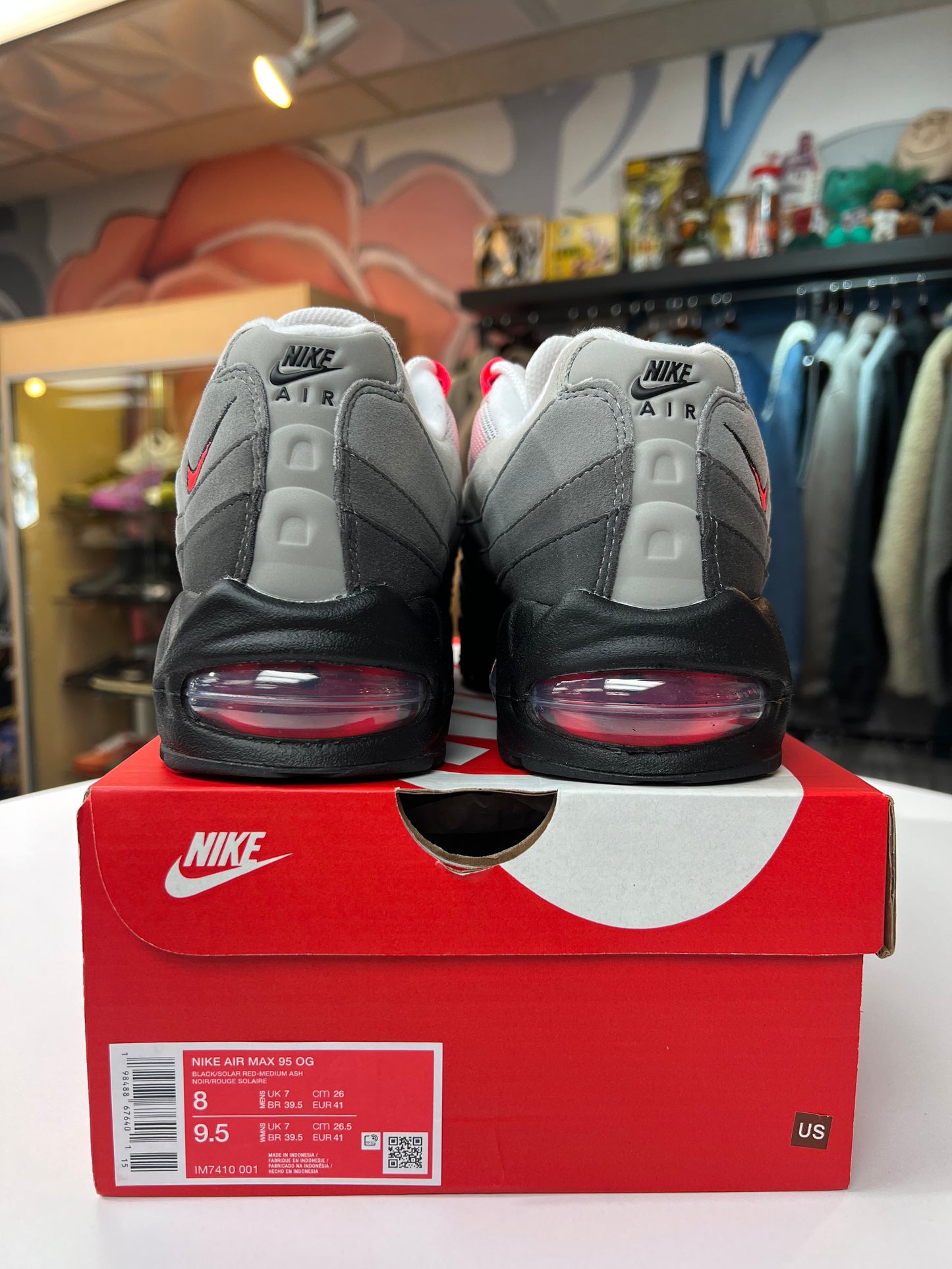 New Nike Air Max 95 Big Bubble Solar Red 2.0