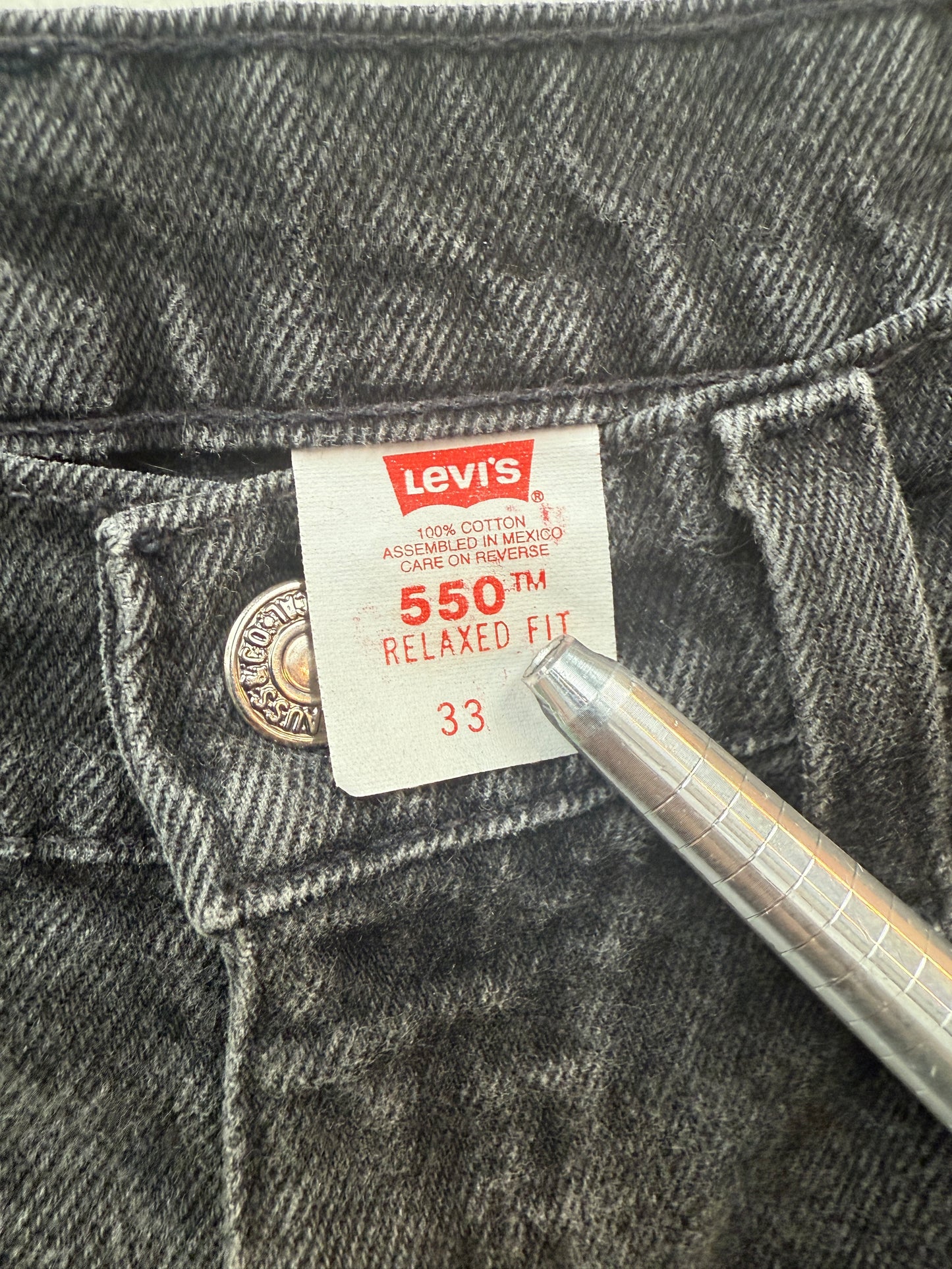 Vintage Orange Tab Levi’s Black Jorts