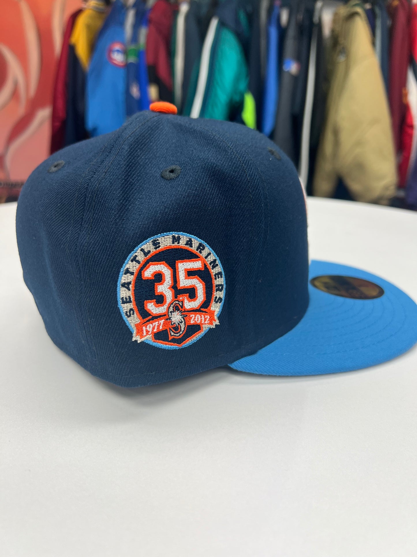 Seattle Mariners Navy 35th Anniversary Fitted