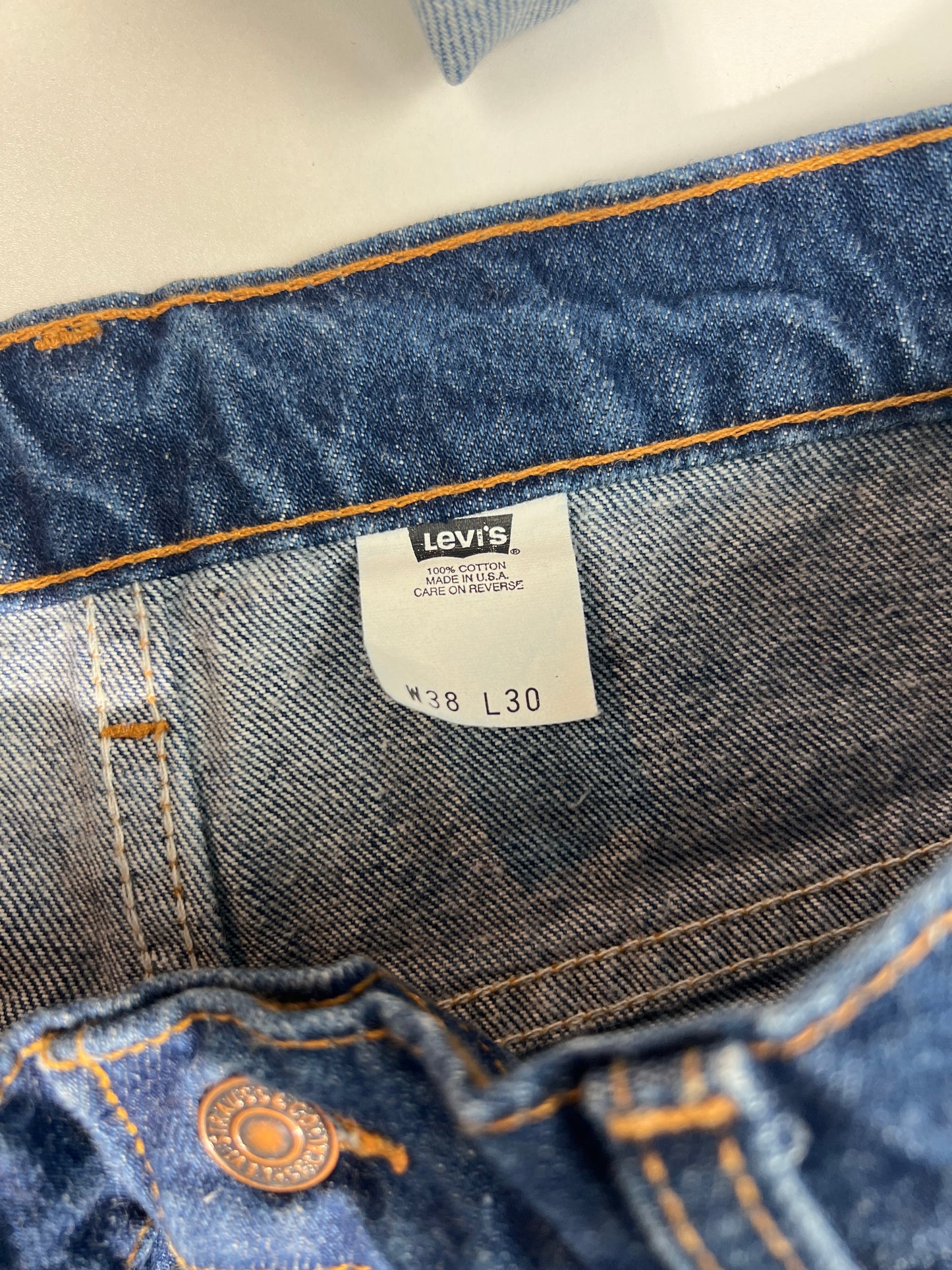 Levi’s Orange Label Blue Jeans