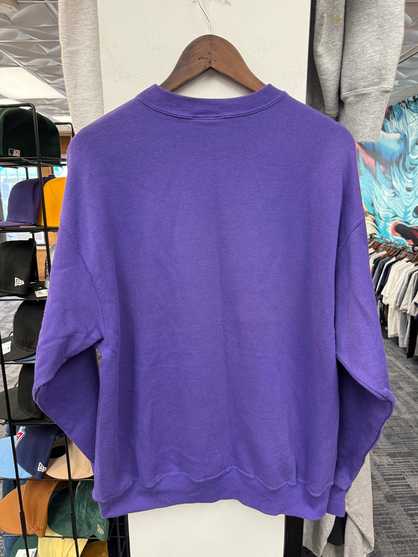 Vintage Mickey Mouse Crewneck Purple