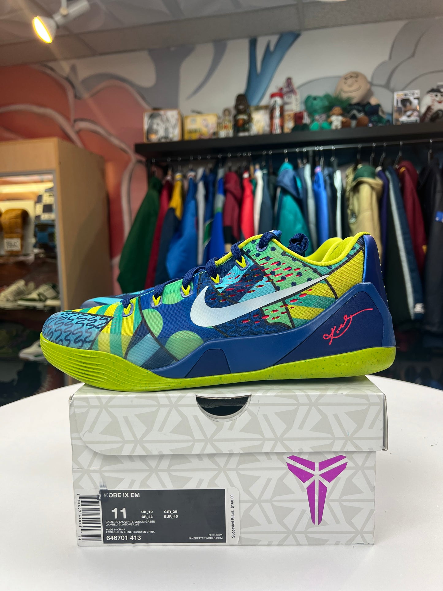 Preowned Brazil Nike Kobe 9 EM Low
