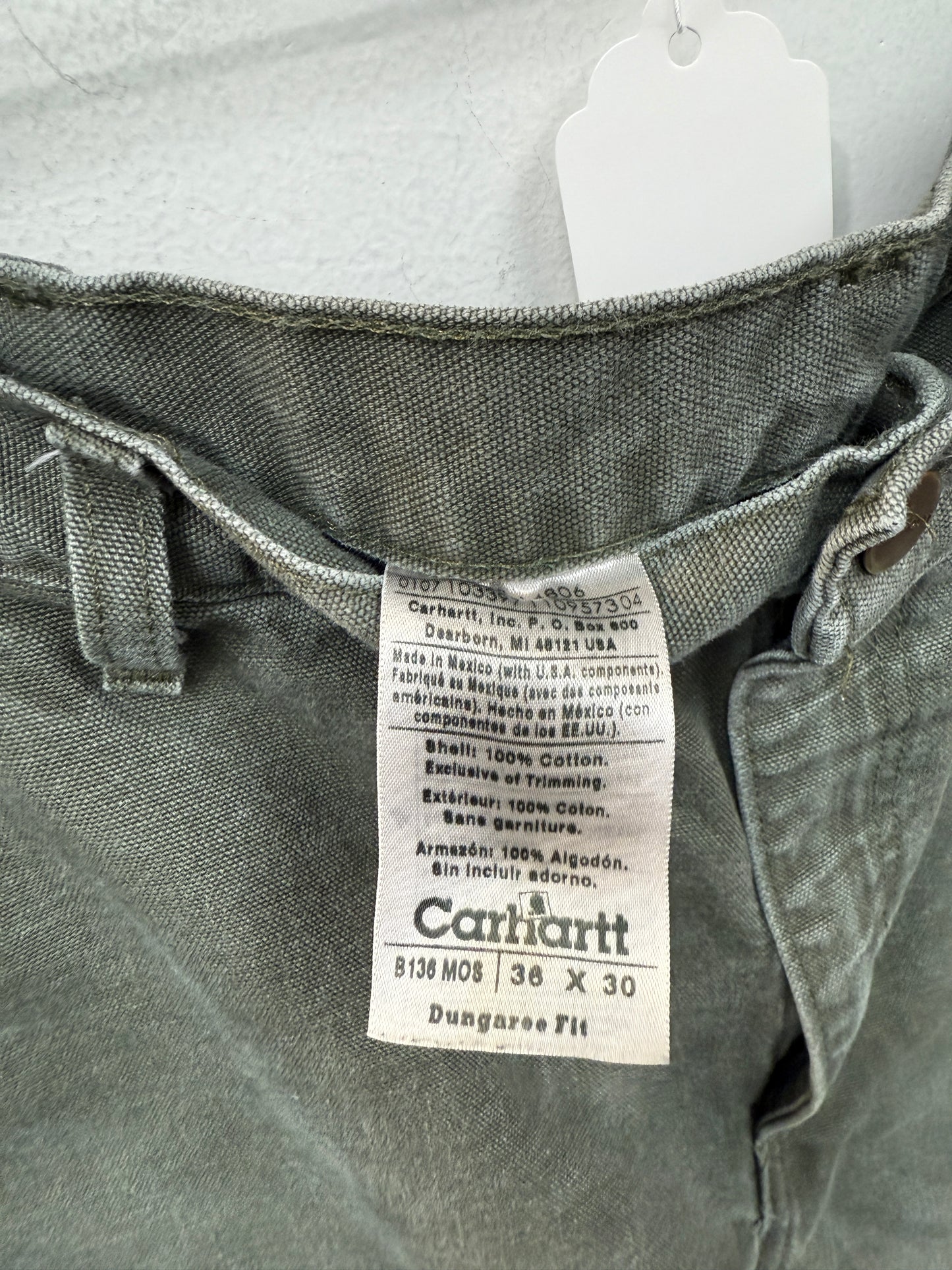 Vintage Carhartt Olive Double Knee Pants