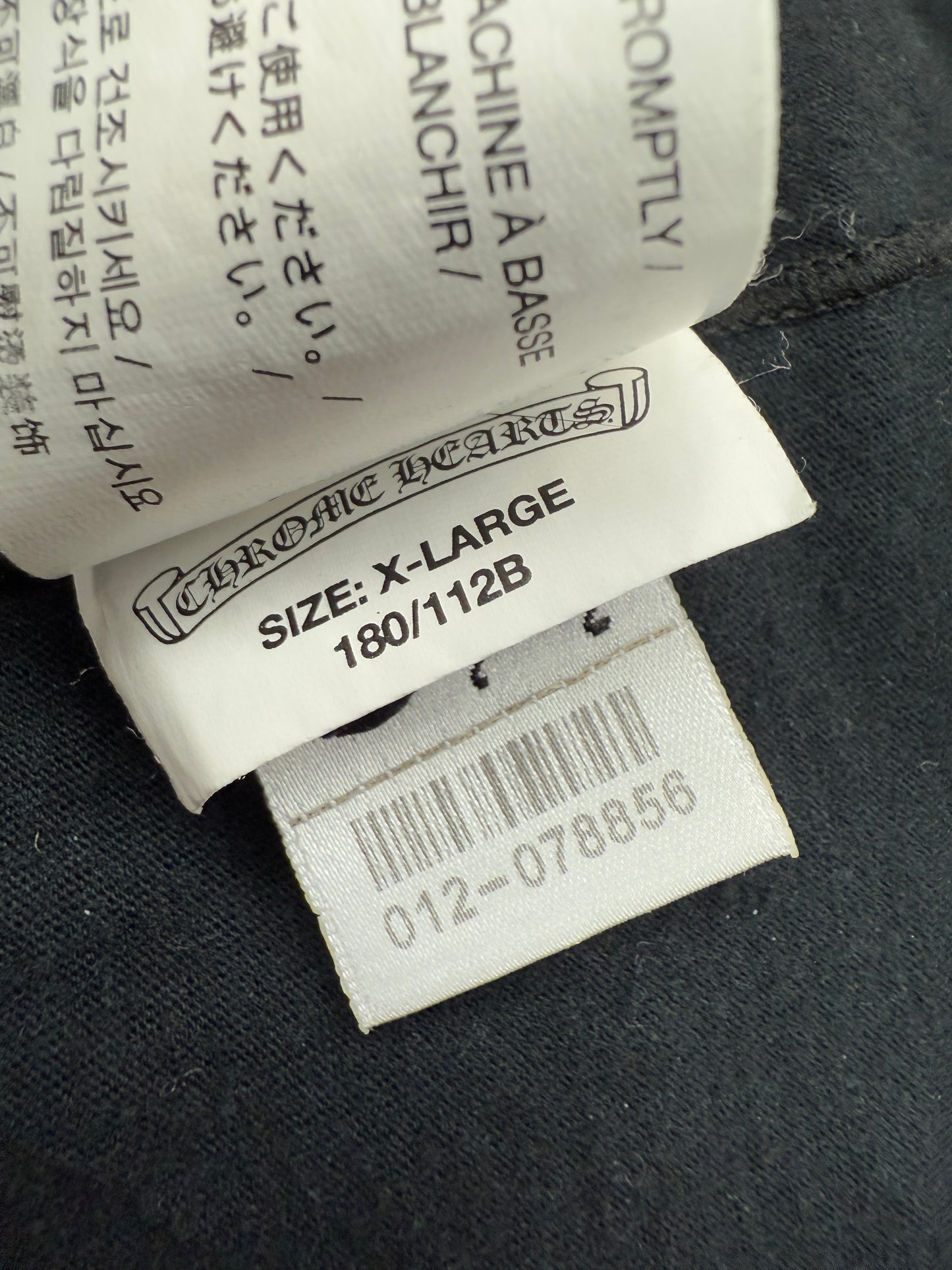 Chrome Hearts Neck Logo Longsleeve