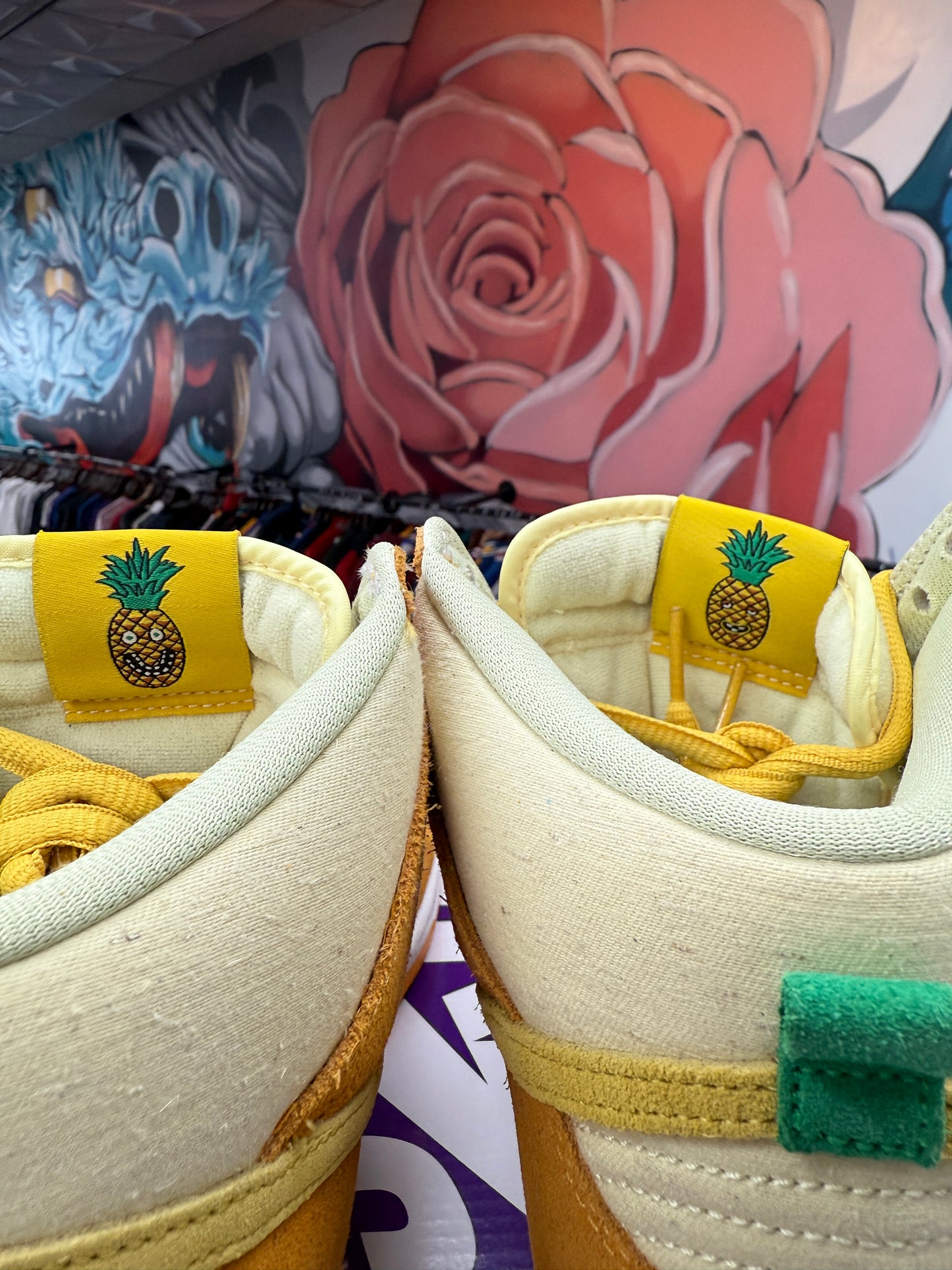 Preowned Pineapple SB Dunk High