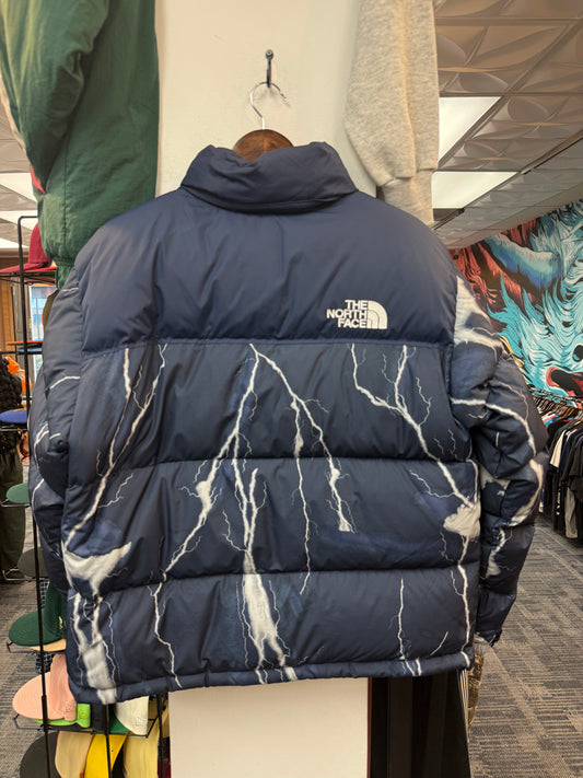 The North Face Summit Navy Nuptse Jacket