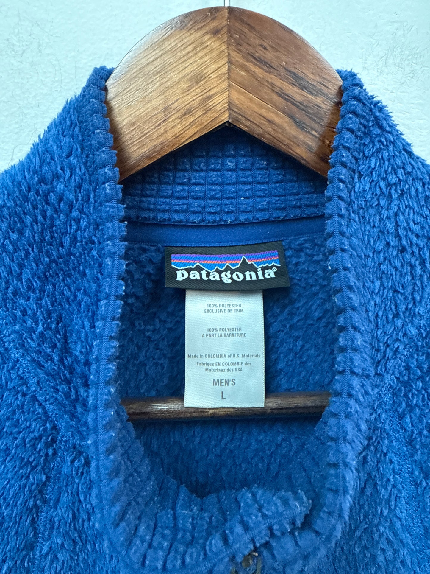 Patagonia Blue Fleece Zip Up