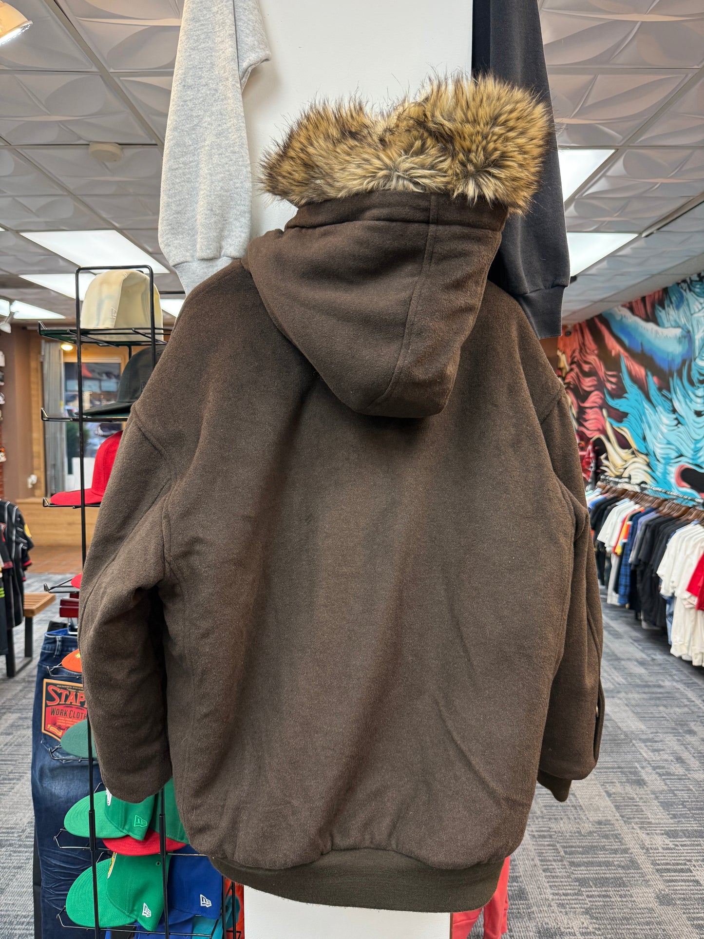 Vintage Akademiks Revesible Fur Jacket