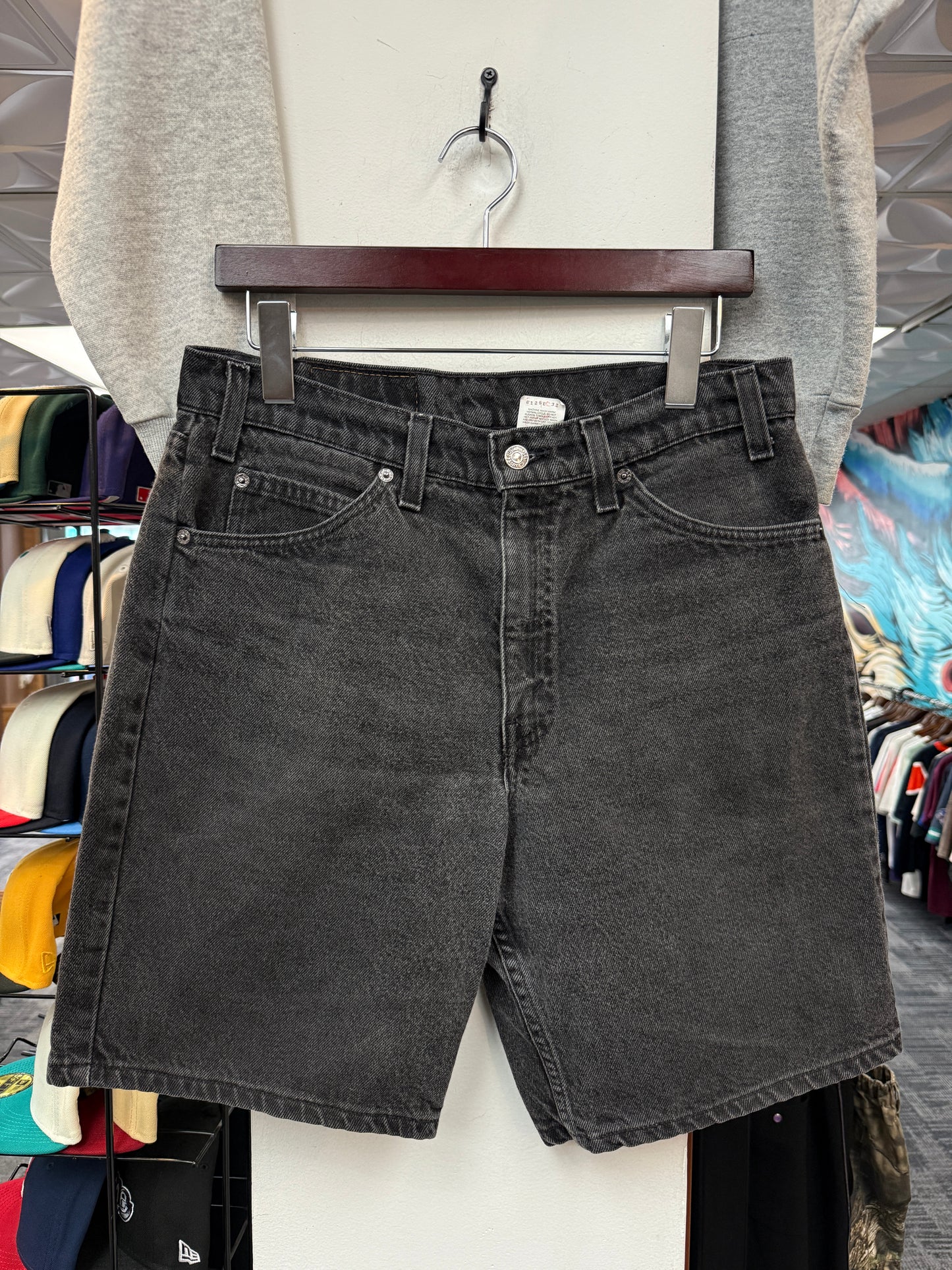 Vintage Orange Tab Levi’s Black Jorts