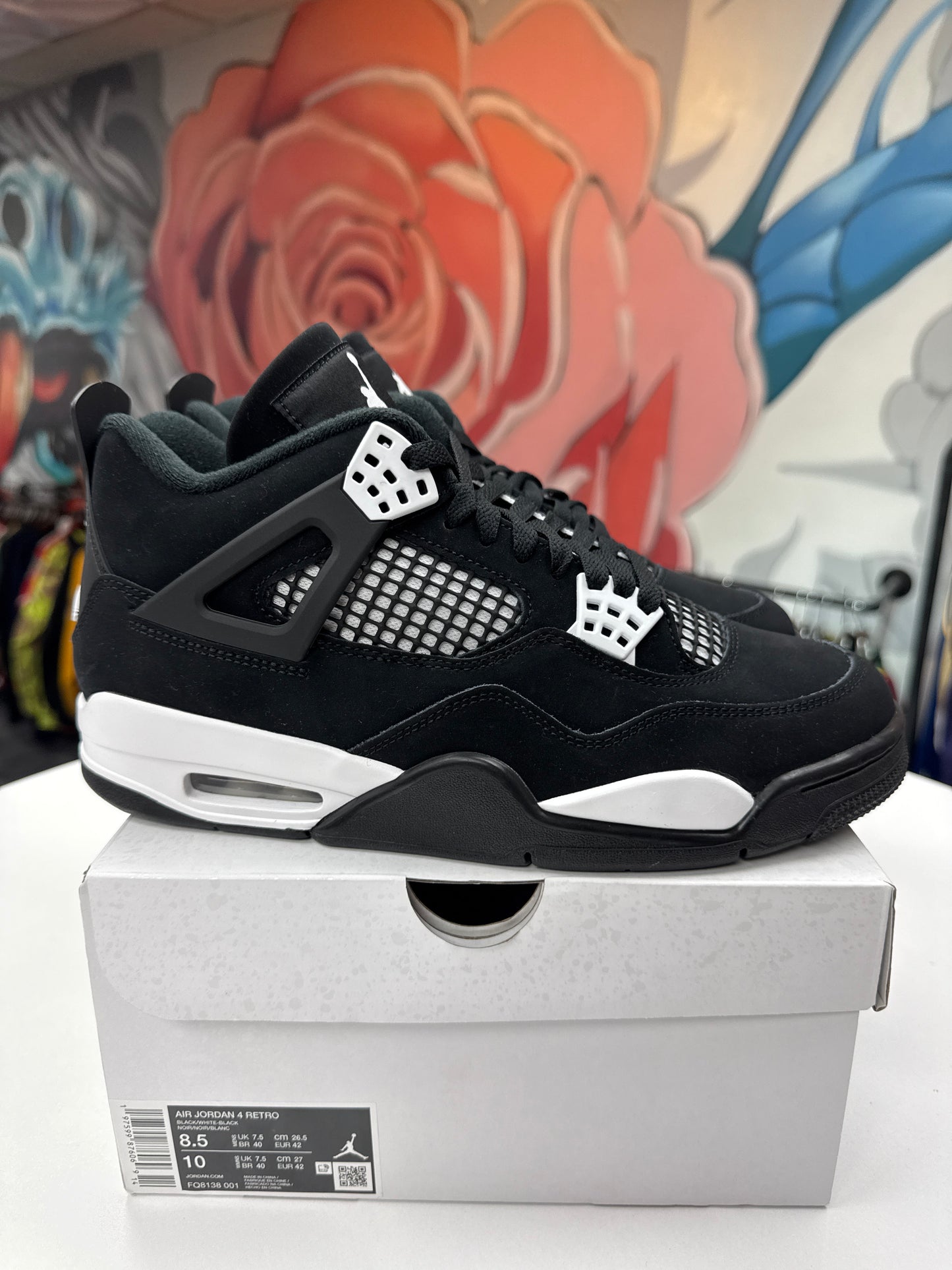 New Jordan 4 White Thunder