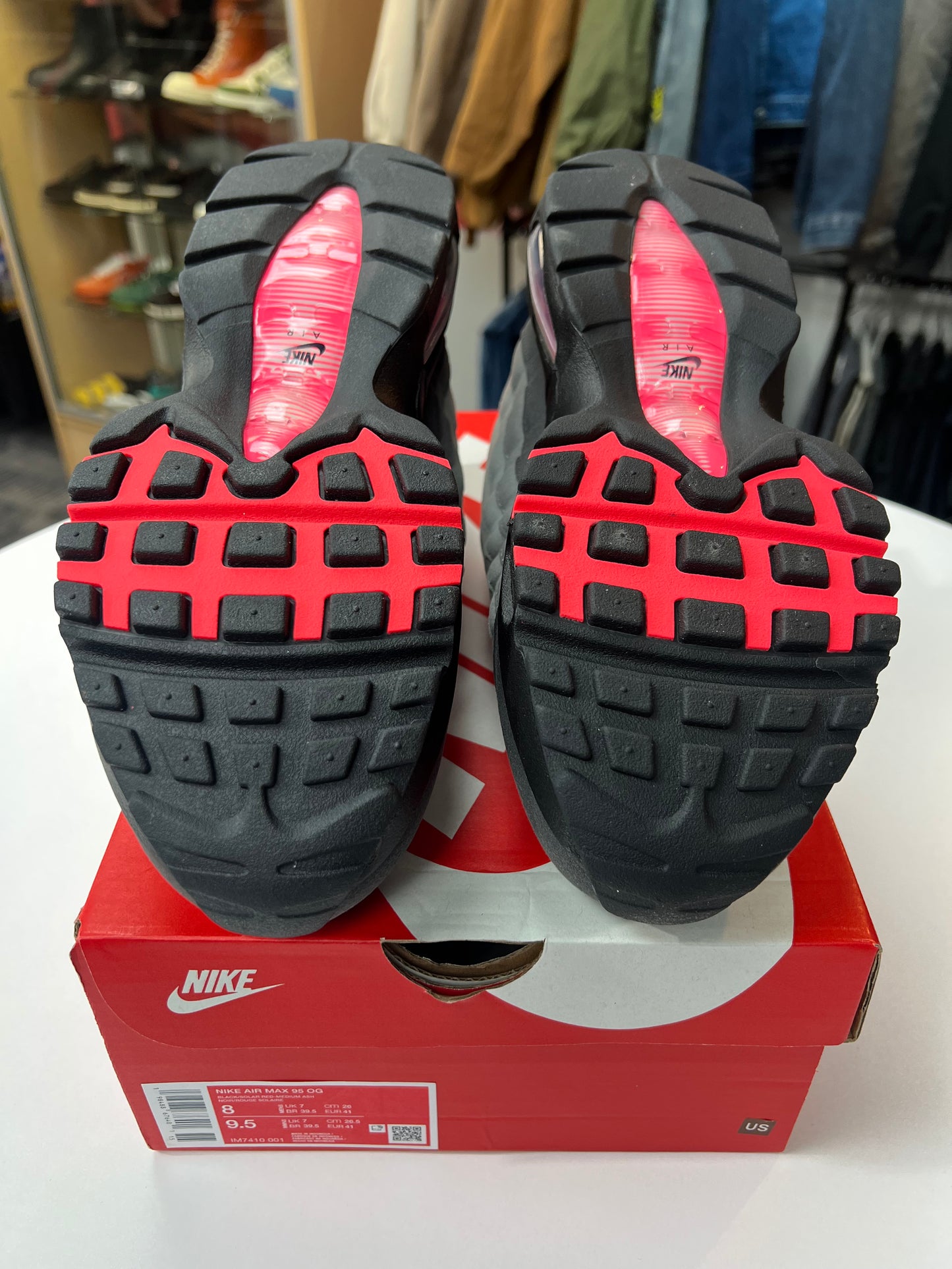 New Nike Air Max 95 Big Bubble Solar Red 2.0